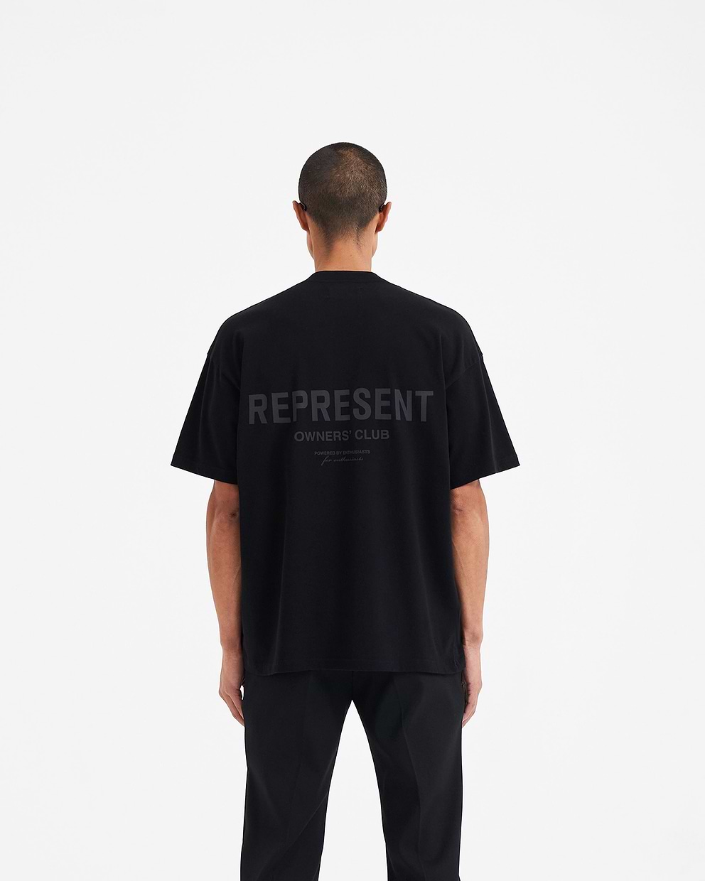 Black Reflective T-Shirt | Owners\' Club | REPRESENT CLO