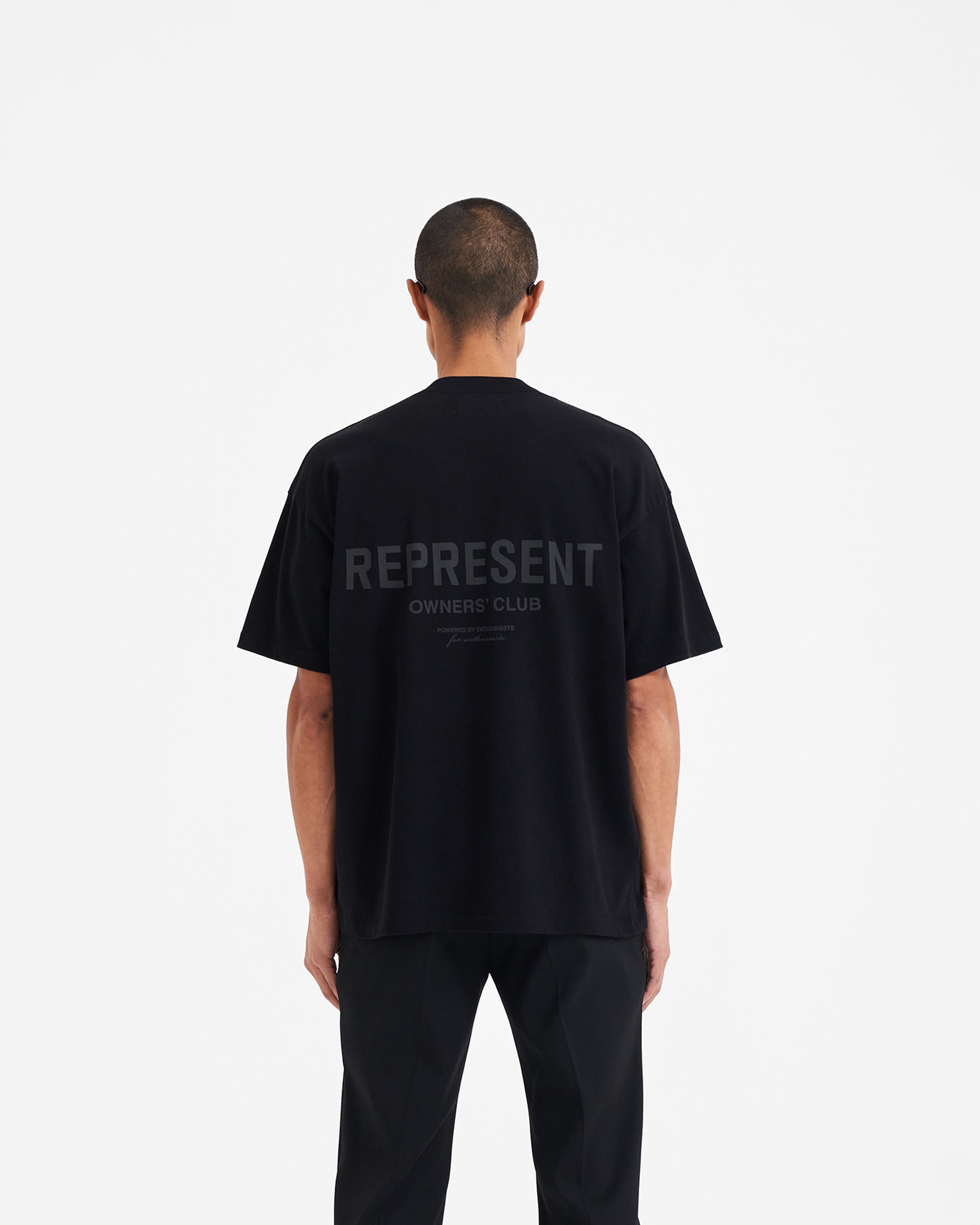 Black REPRESENT | Club Owners\' CLO | T-Shirt Reflective