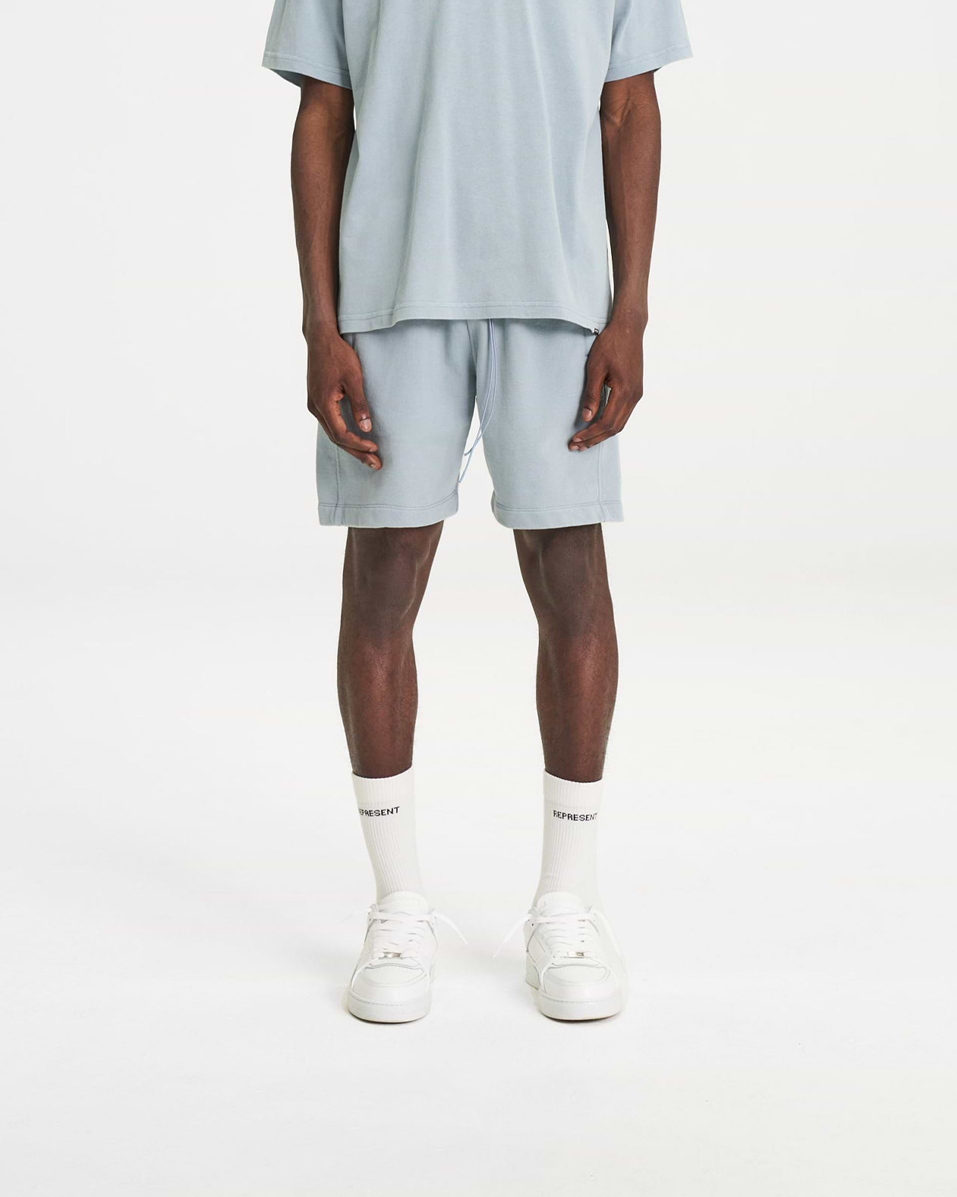 Blank Shorts | Washed Blue | Represent Clo