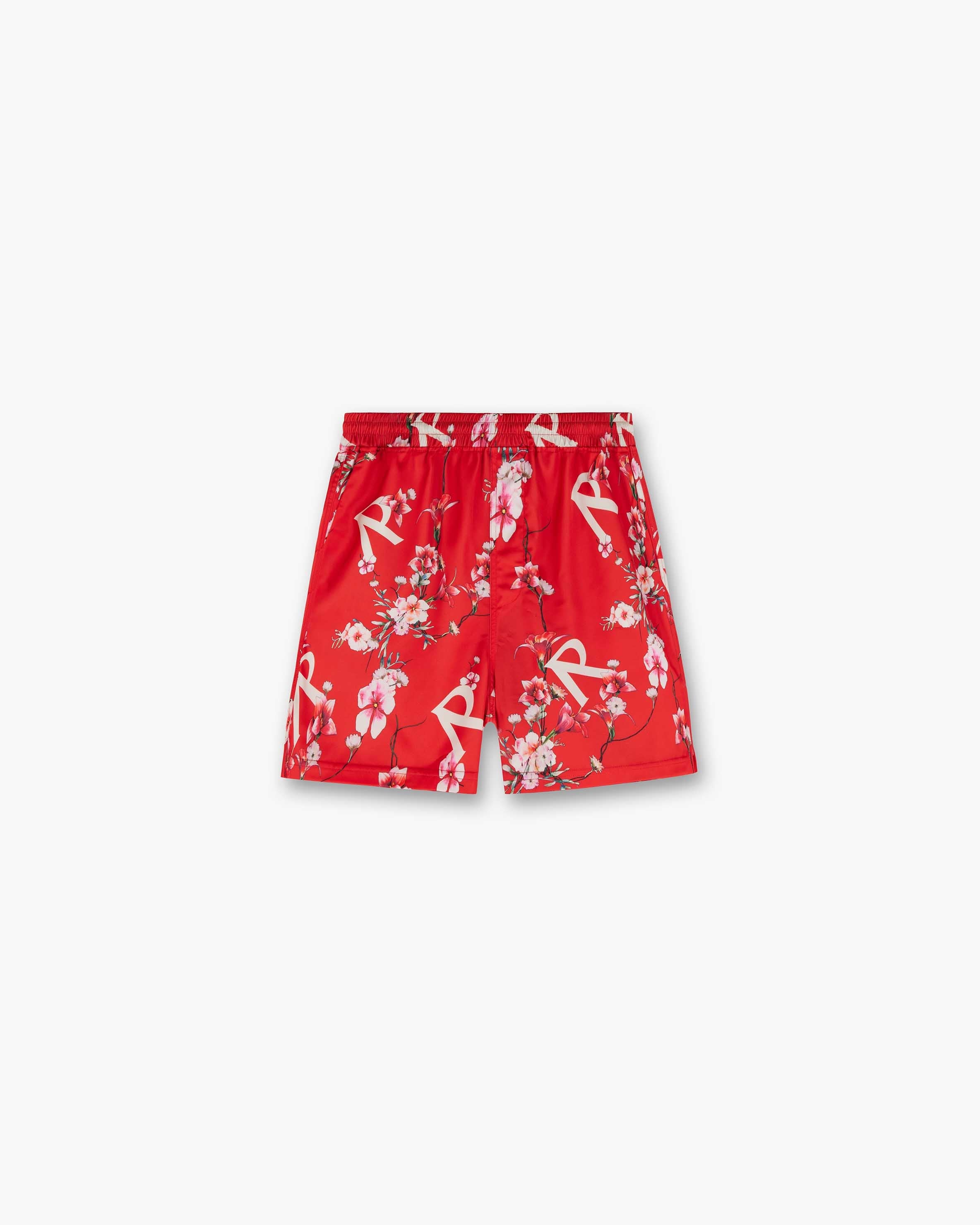 Floral Shorts | Burnt Red Shorts SS23 | Represent Clo