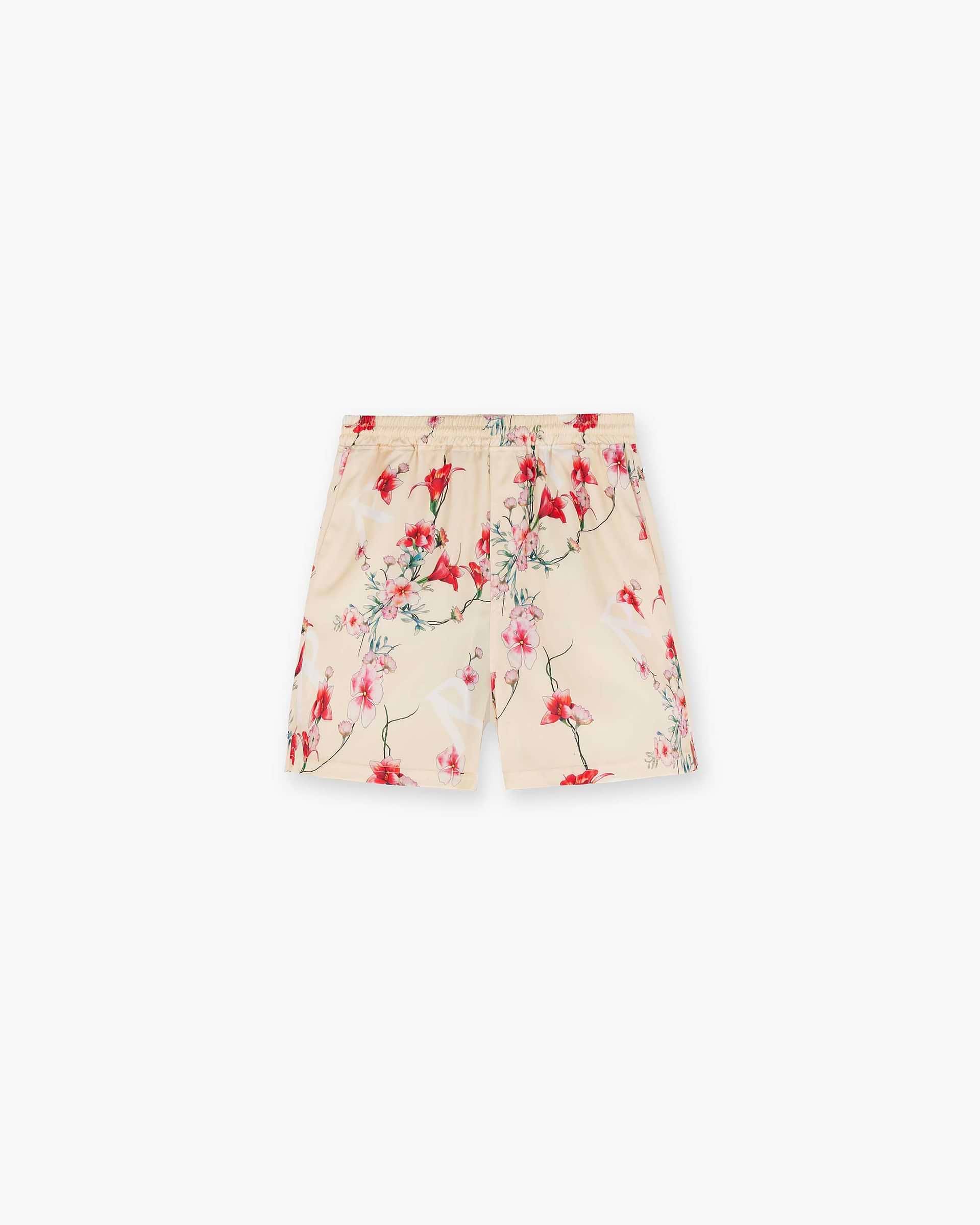 Floral Shorts - Cream