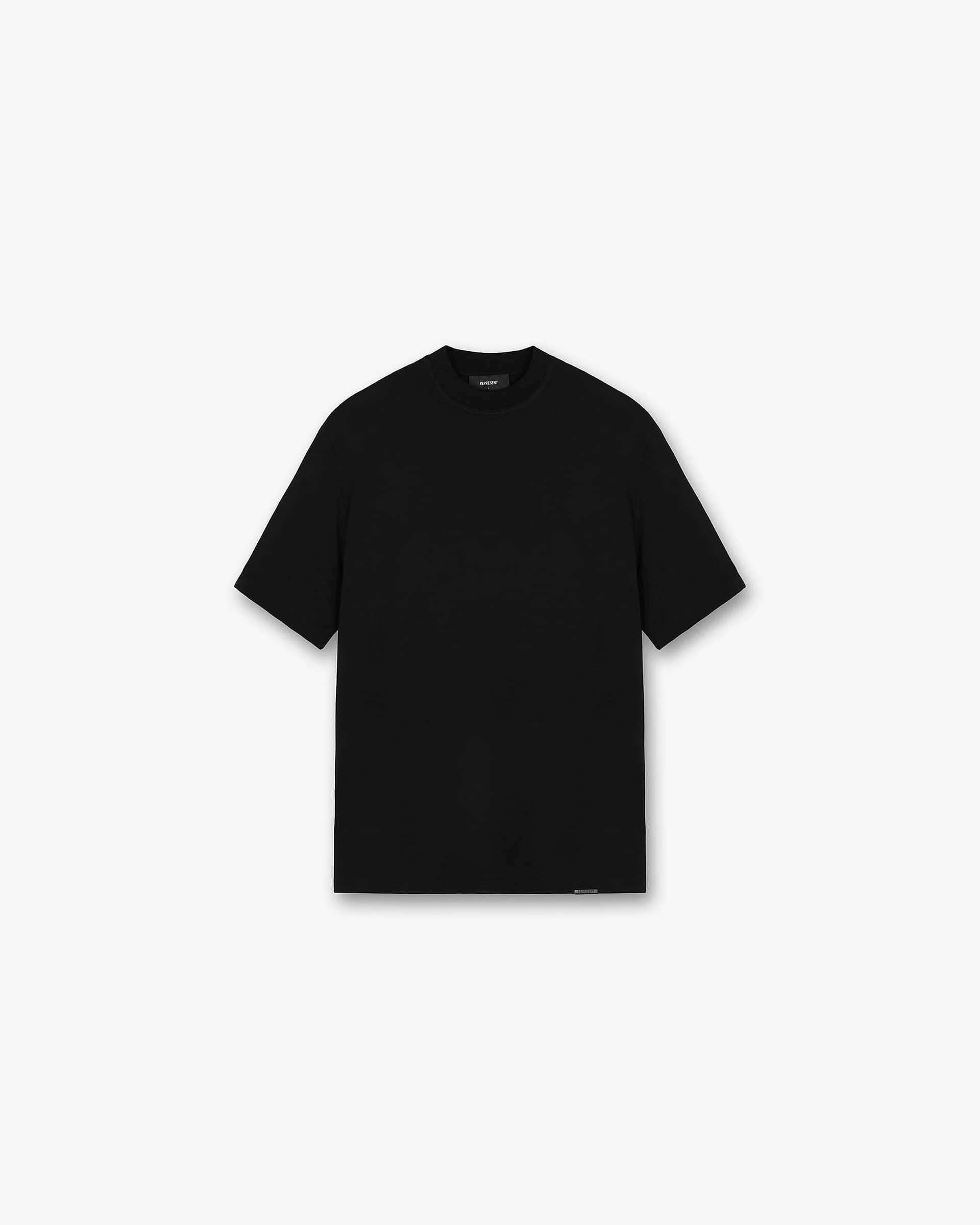 The Core T-Shirt | Jet Black | Represent Clo