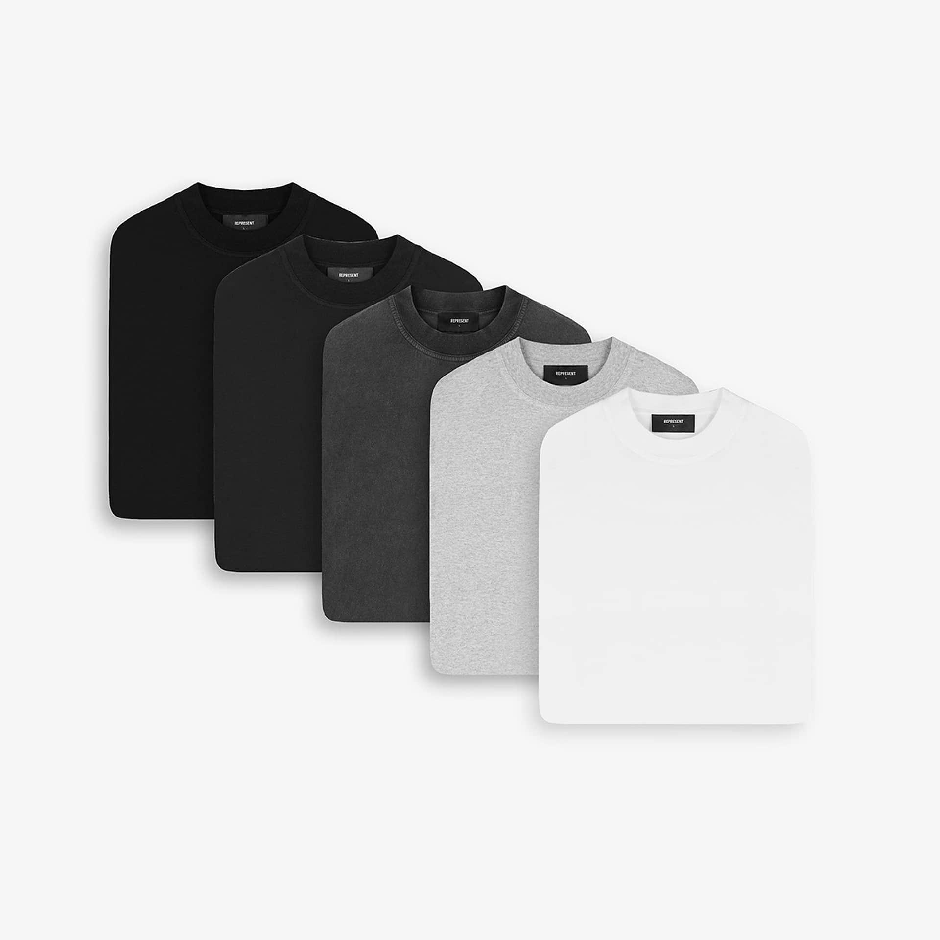 The Core T-Shirt - Mixed 5 Pack