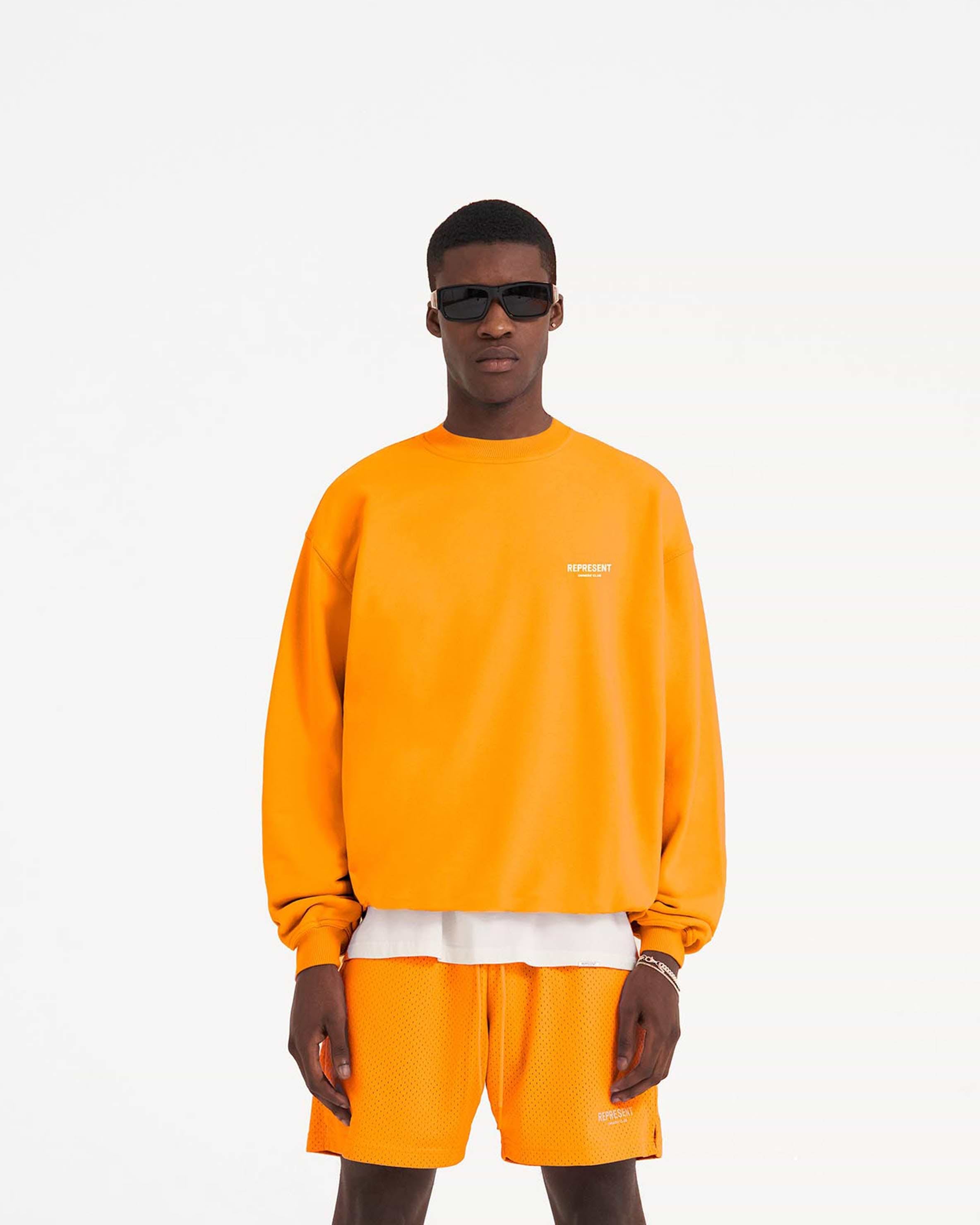Neon clearance coral sweatshirt