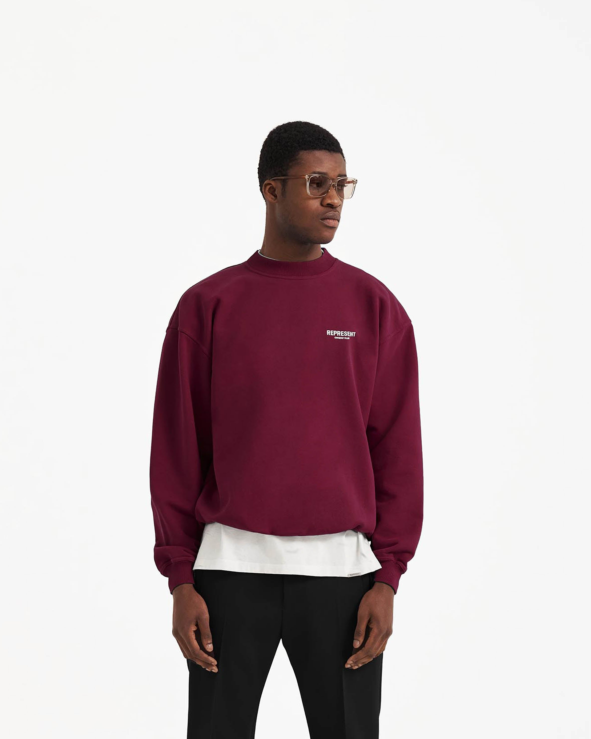 Represent Owners Club Sweater - Maroon