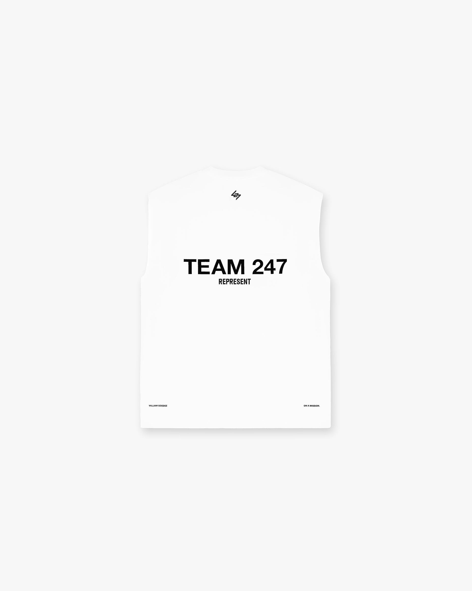 William Goodge x Team 247 Oversized Tank | Flat White T-Shirts 247 | Represent Clo