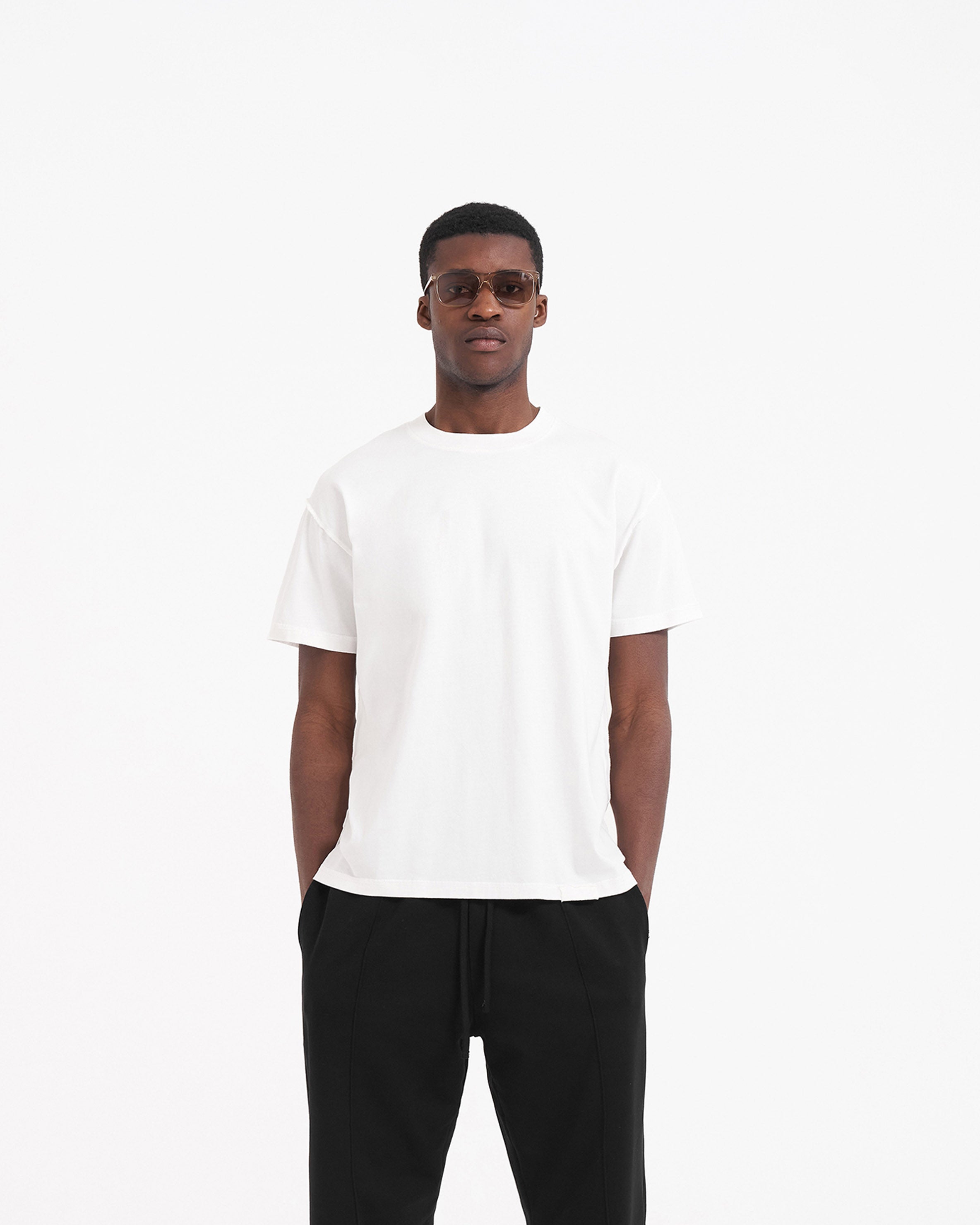 Initial T-Shirt | Flat White T-Shirts Initial | Represent Clo