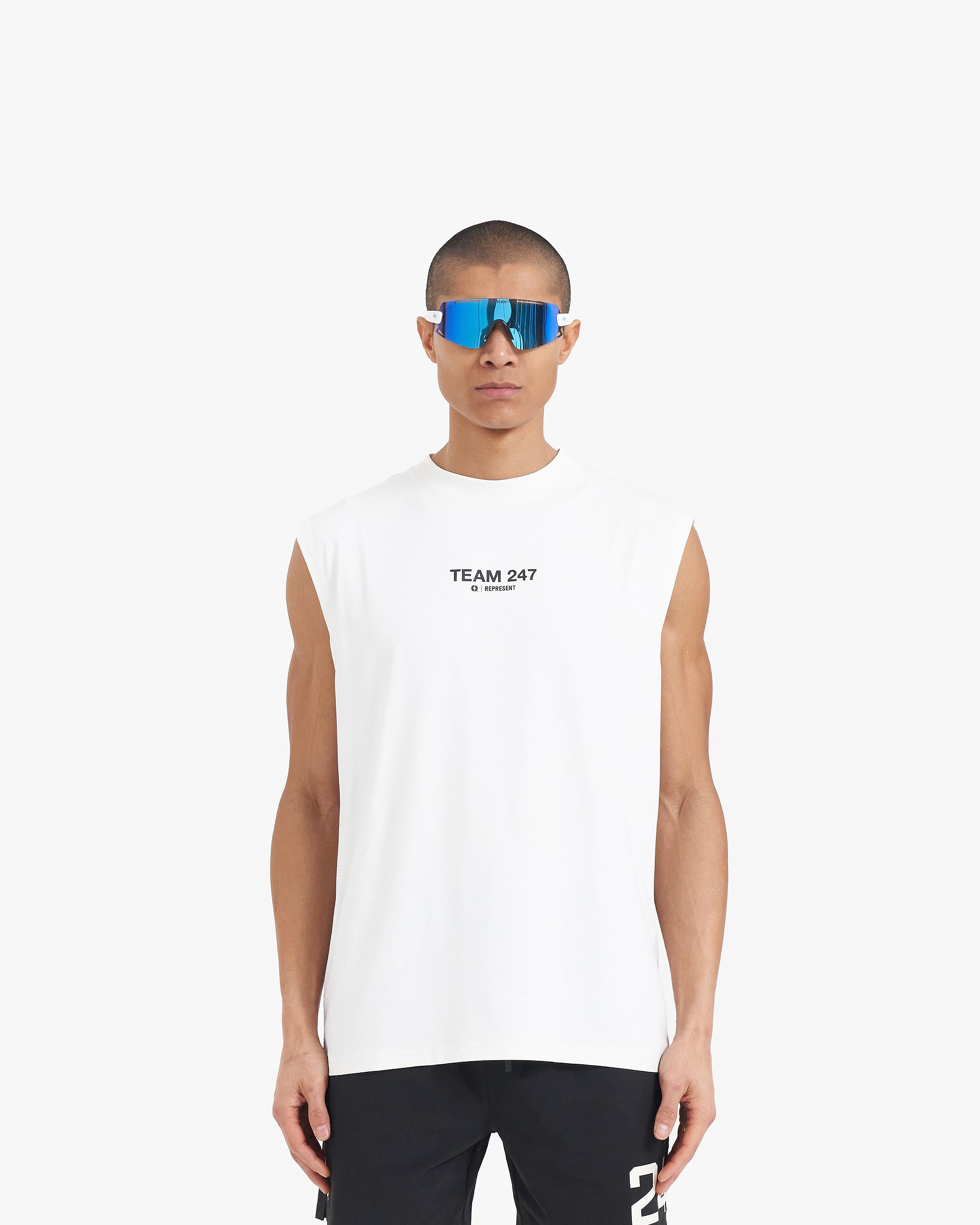 Team 247 Oversized Tank x Marchon - Flat White