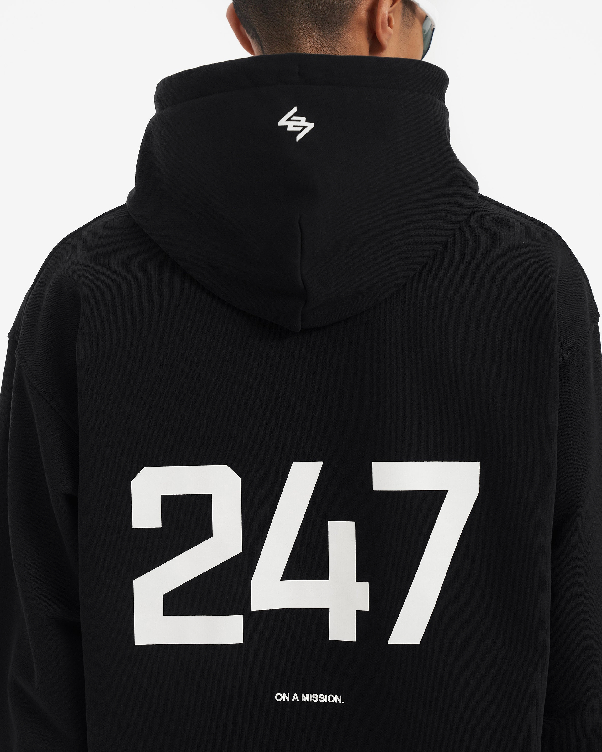 Team 247 Oversized Hoodie x Marchon - Black