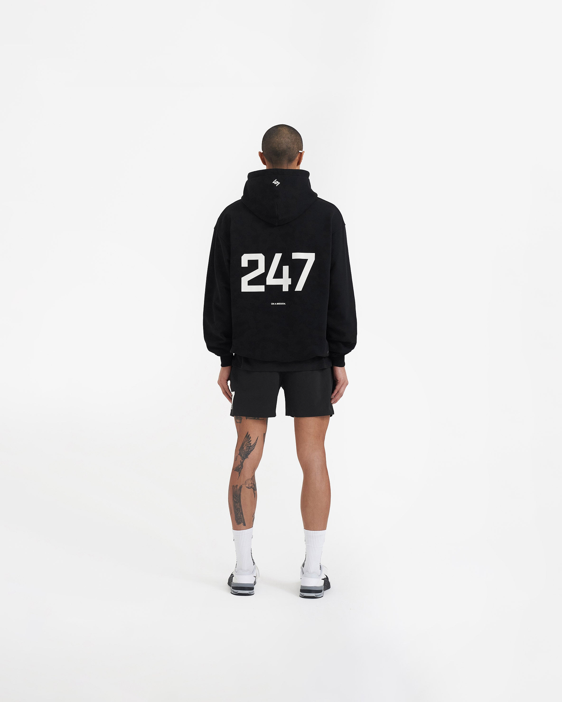 Team 247 Oversized Hoodie x Marchon - Black