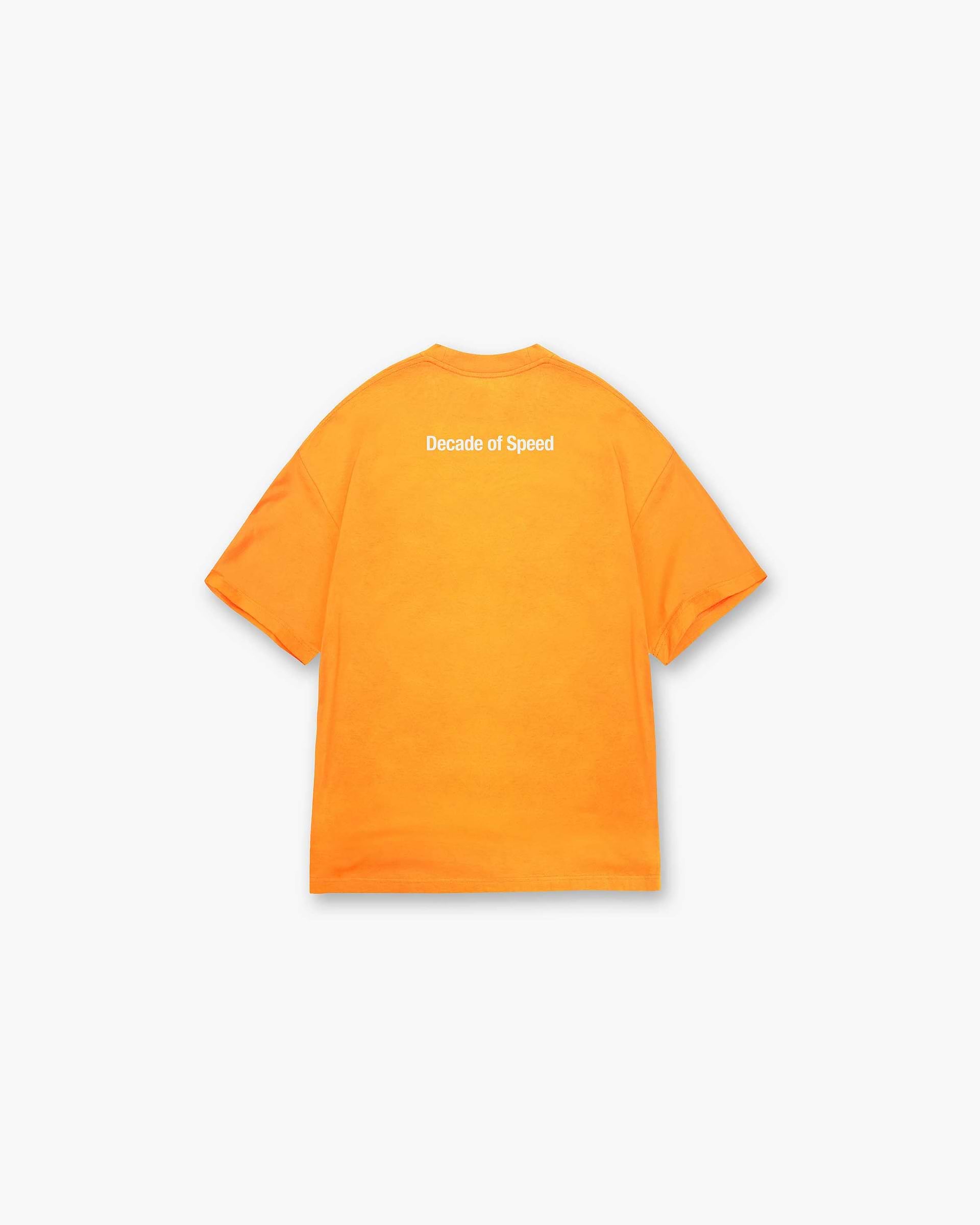 Decade of Speed T-Shirt | Neon Orange T-Shirts SS23 | Represent Clo