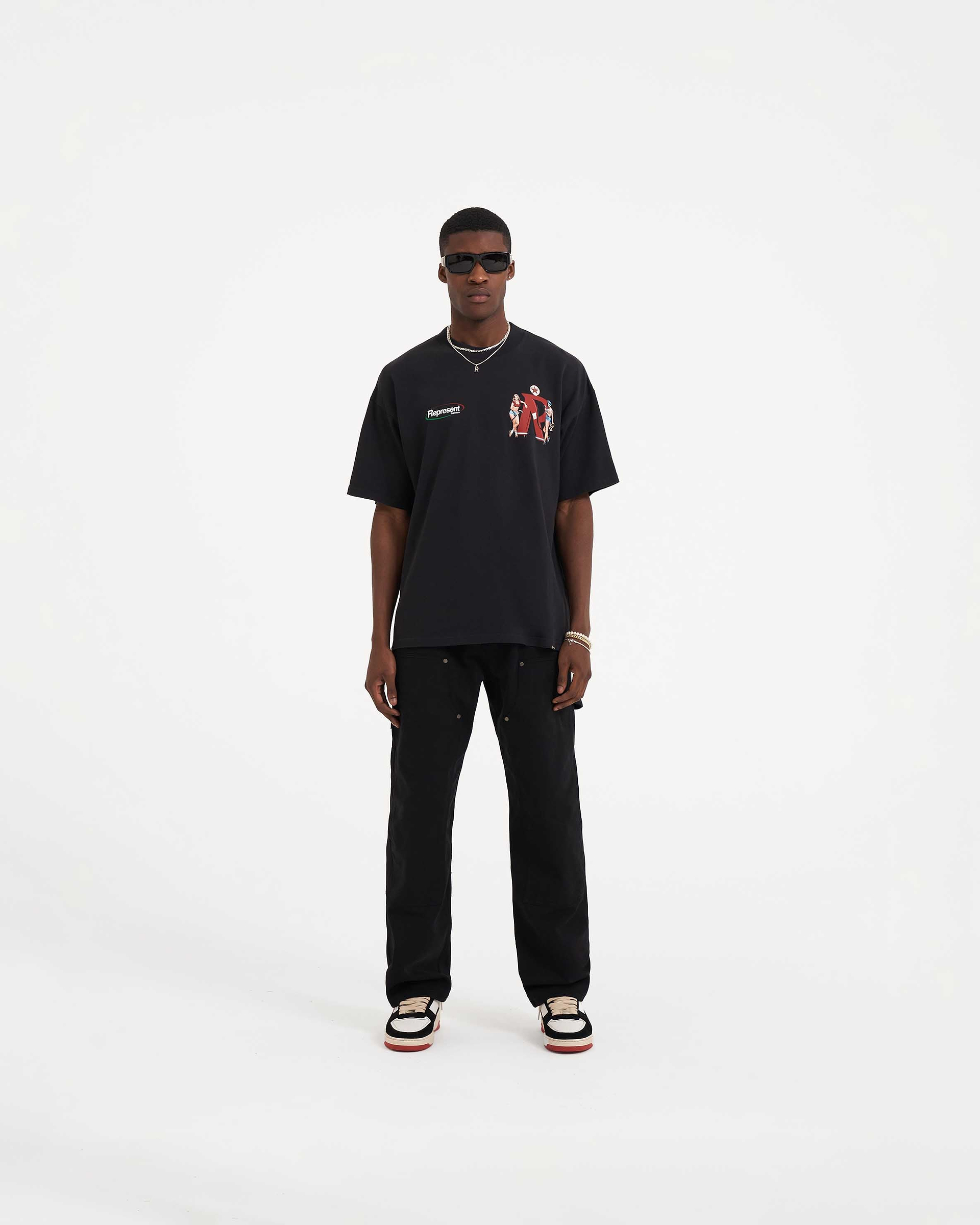 Represent Premium T-Shirt - Off Black