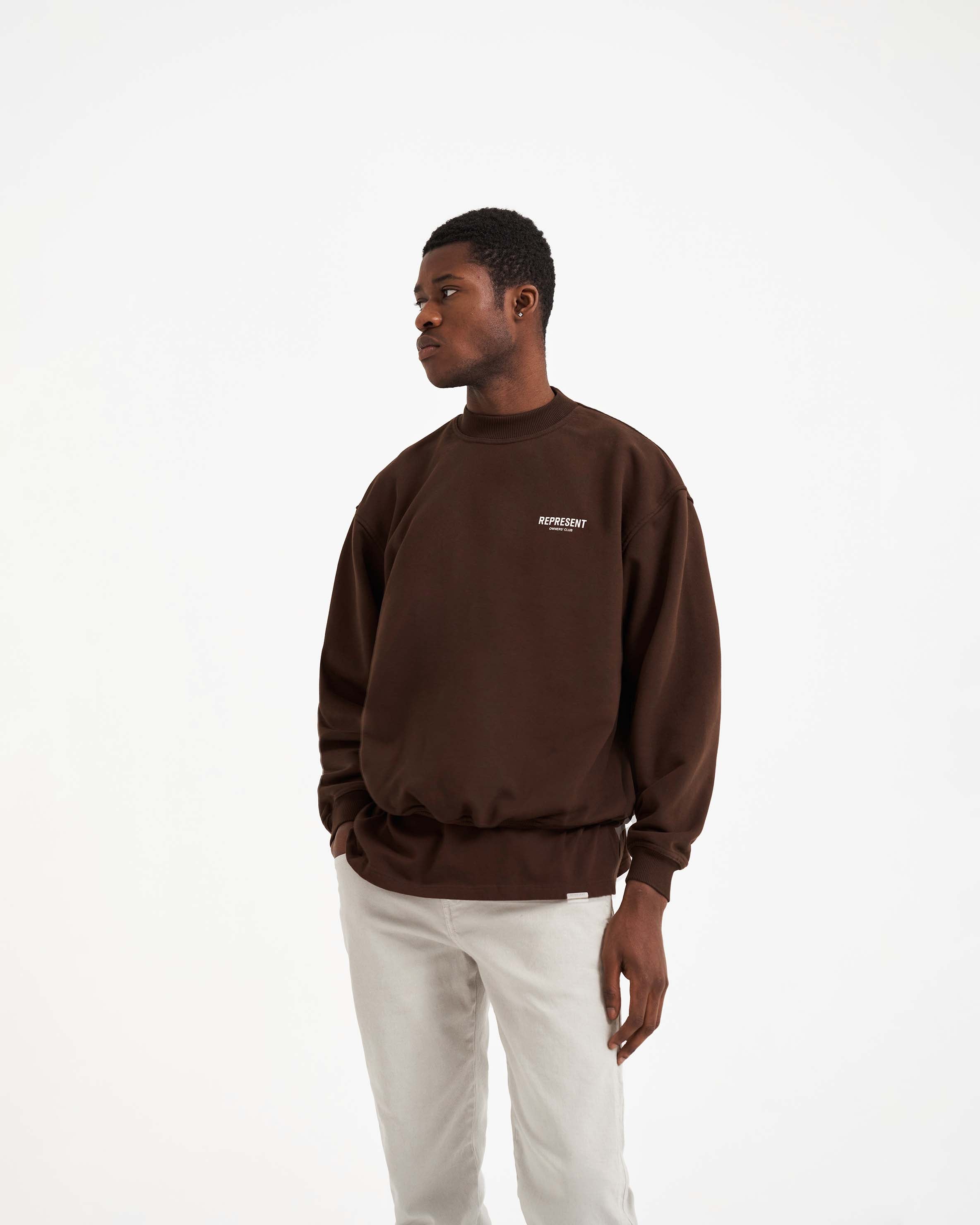 Brown Sweater | Owners Club | REPRESENT CLO