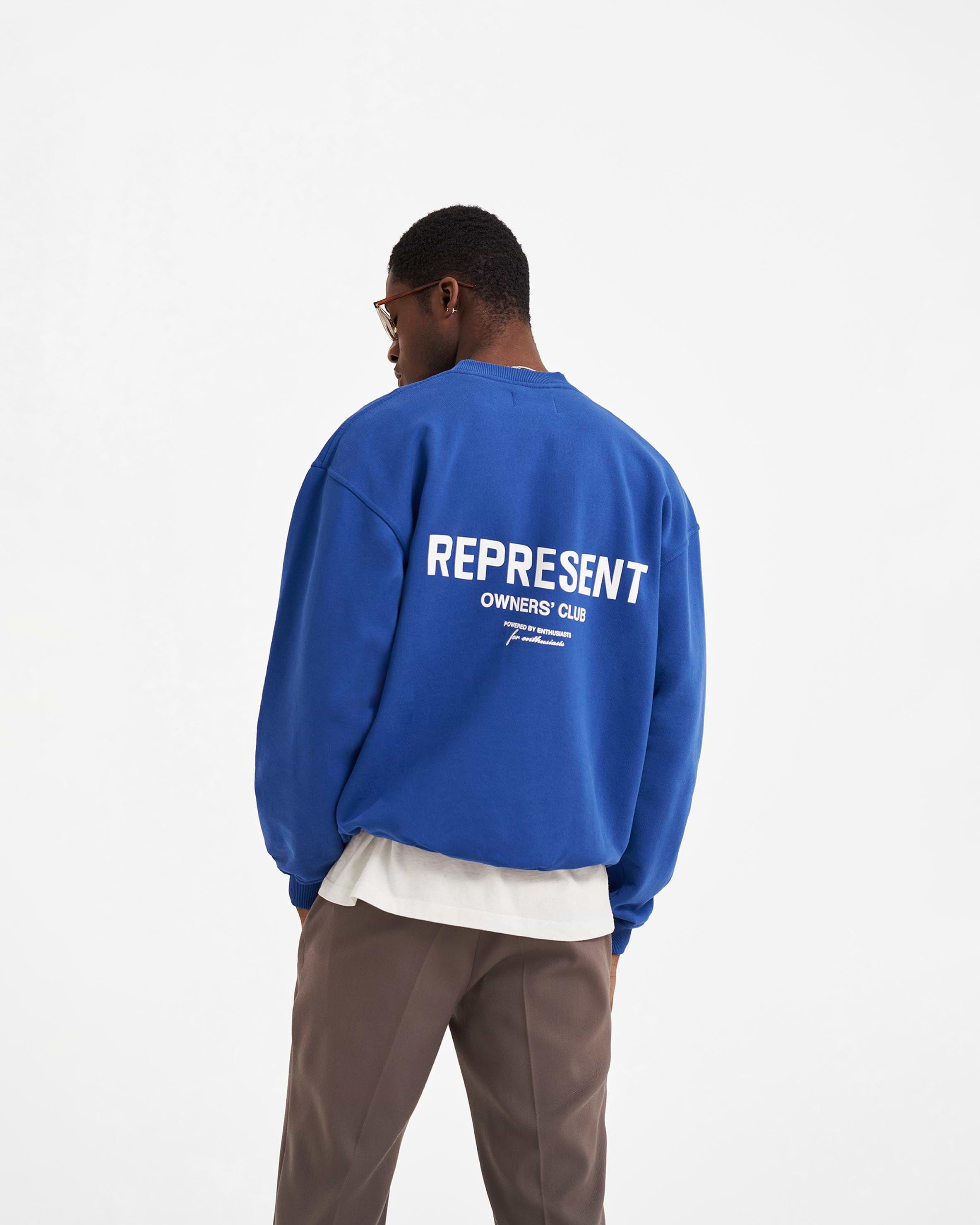 Cobalt Blue Sweater | Owners Club | REPRESENT CLO