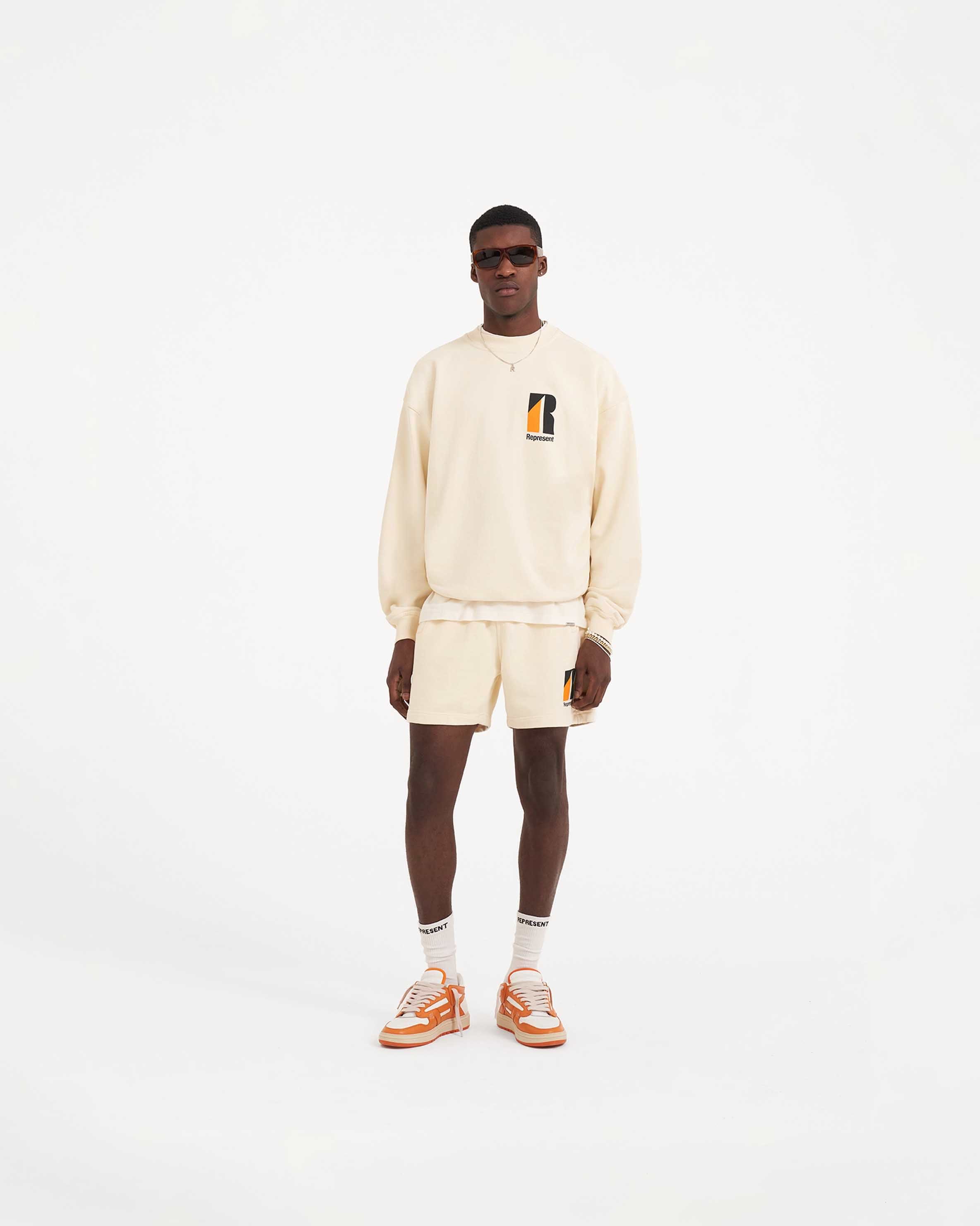 Cream white shorts sales
