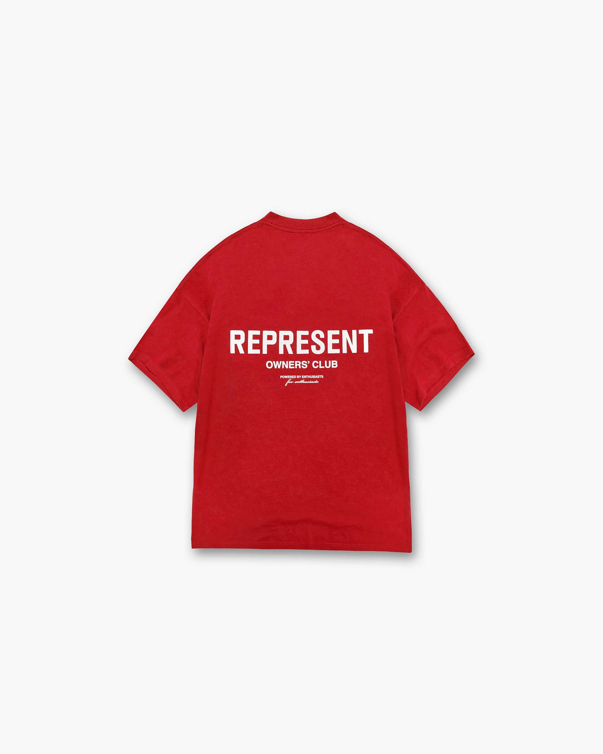 Represent Owners Club T-Shirt | Red T-Shirts Owners Club | Represent Clo