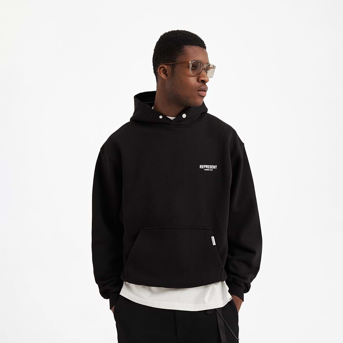 No Sholder Hoodie Sweatsuit – Positive Black Images Apparel