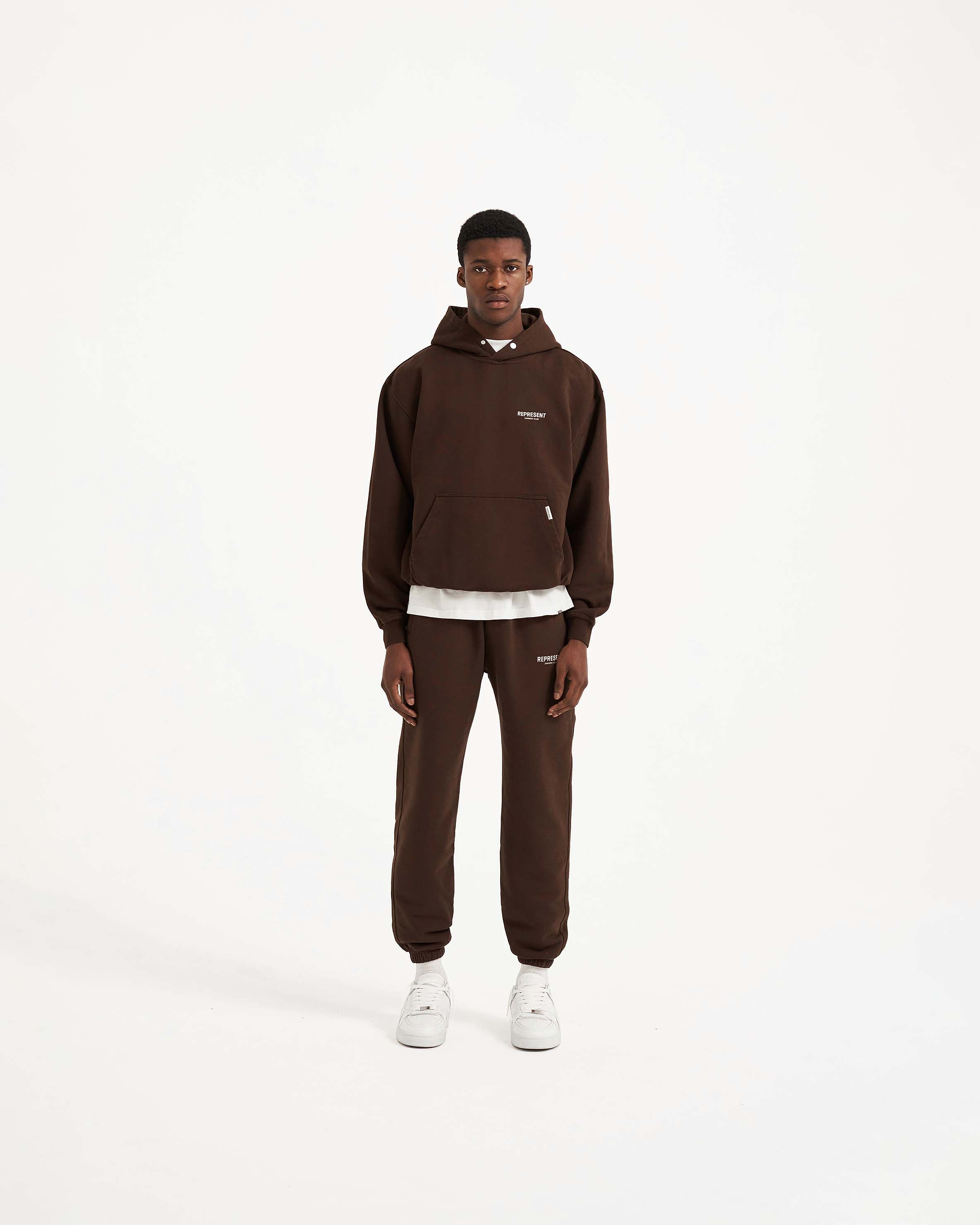 Represent Owners Club Hoodie - Brown