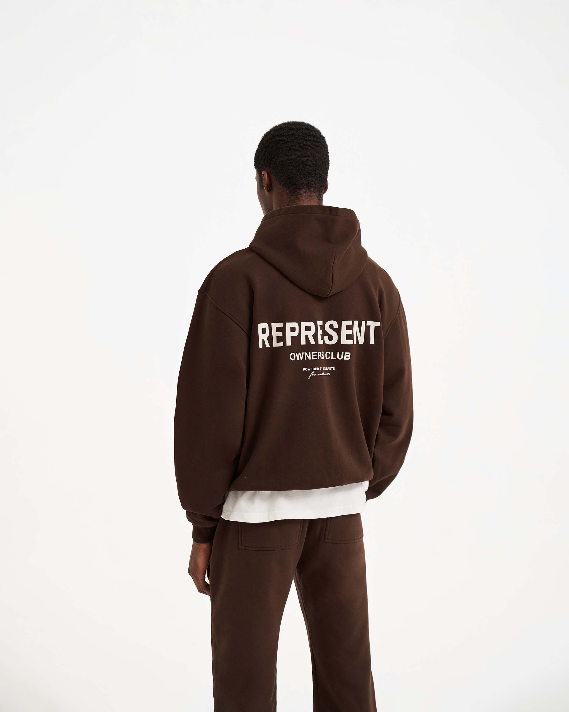 Represent Owners Club Hoodie - Brown
