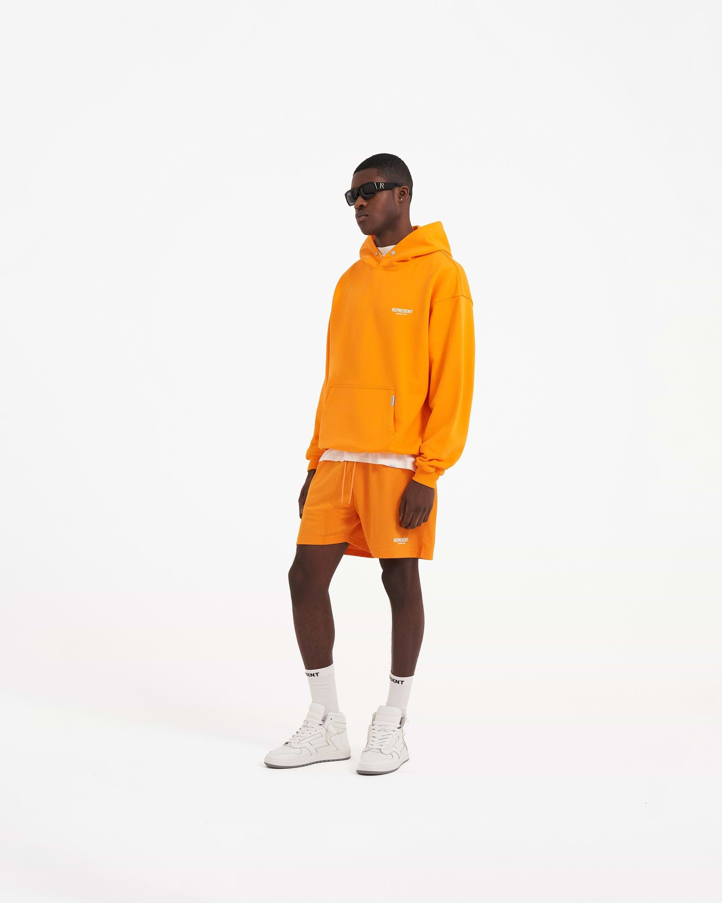 Neon Orange Hoodie | Owners' Club | REPRESENT CLO