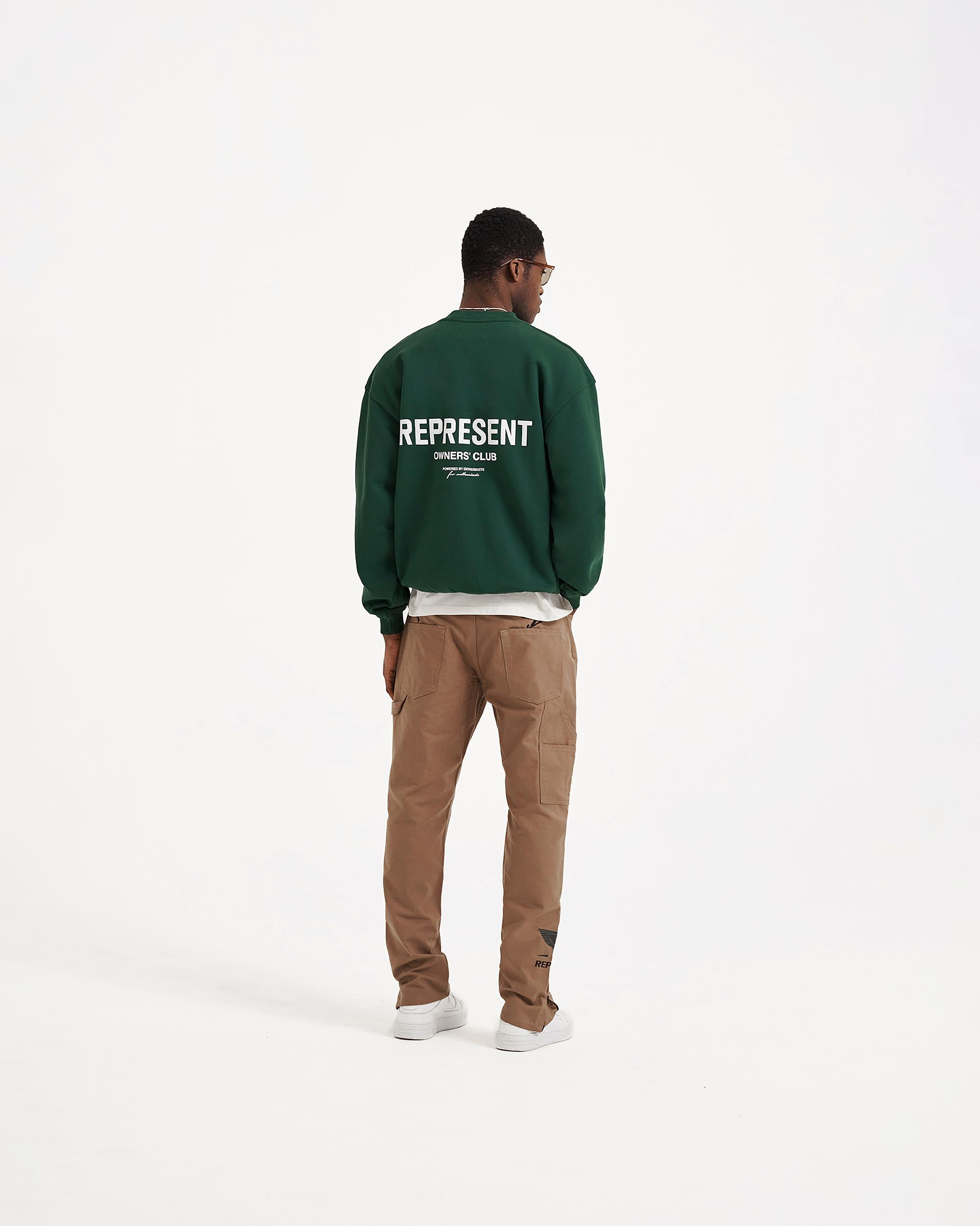 Represent Owners Club Sweater - Racing Green