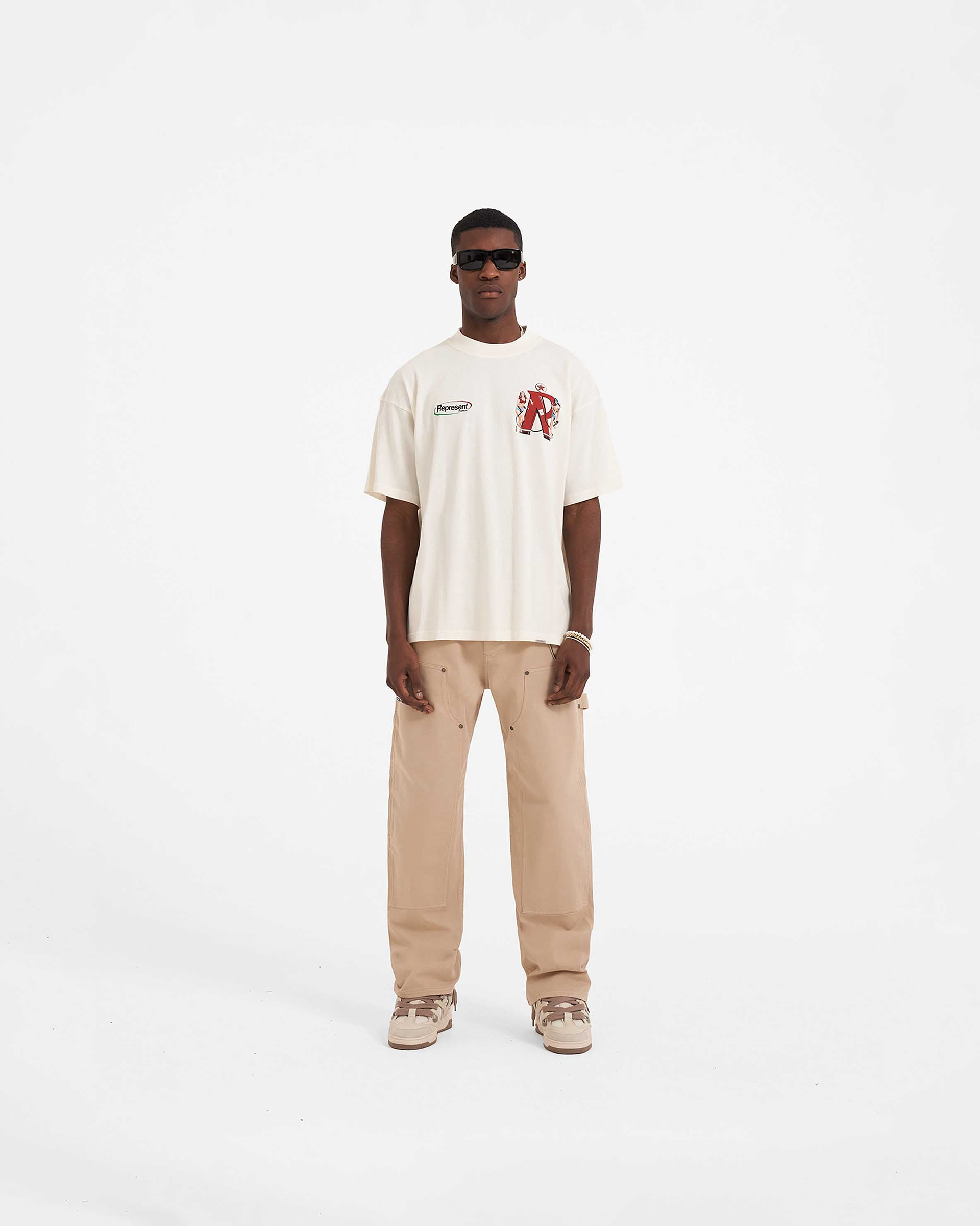 Represent Premium T-Shirt - Flat White