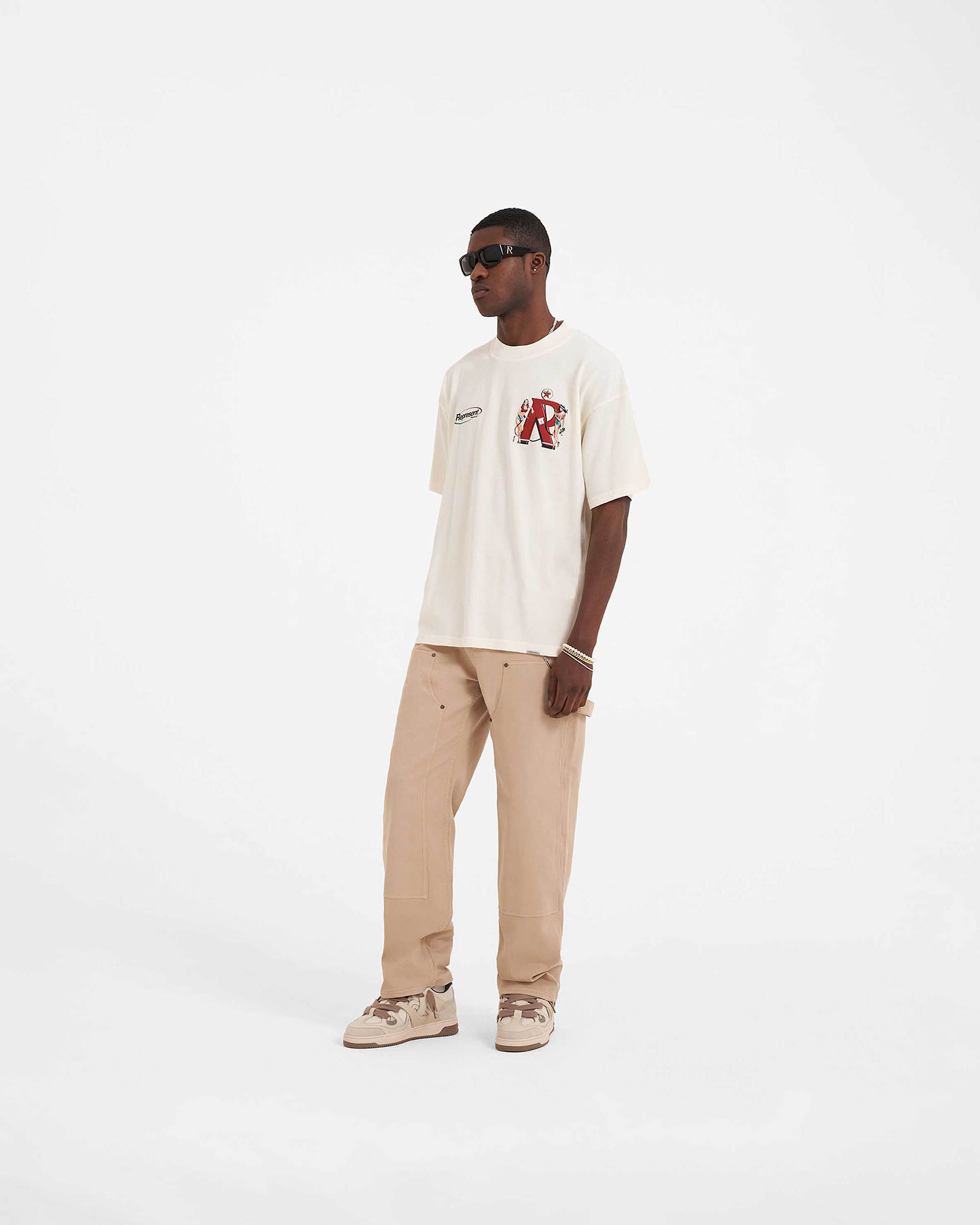 Represent Premium T-Shirt - Flat White