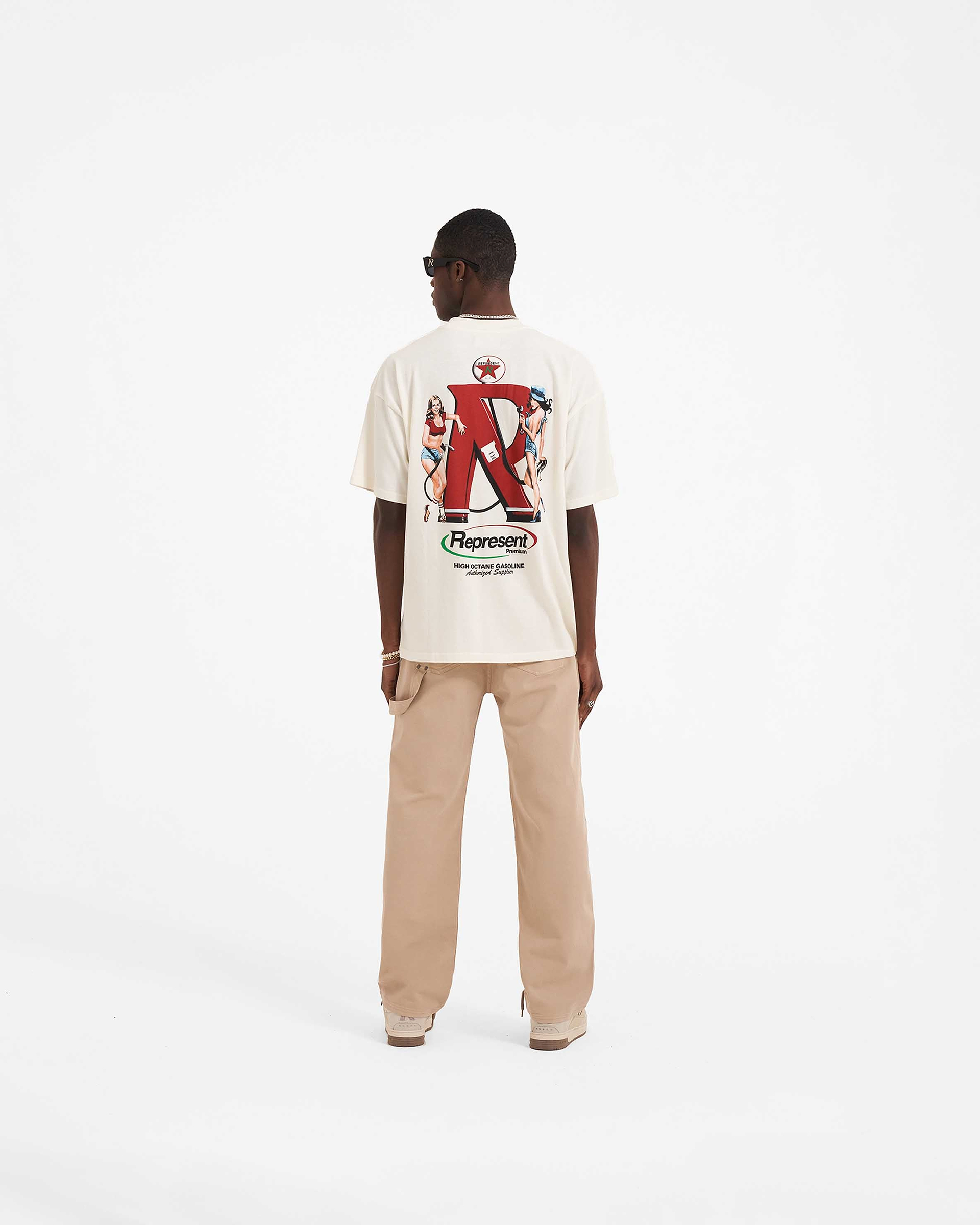 Represent Premium T-Shirt - Flat White