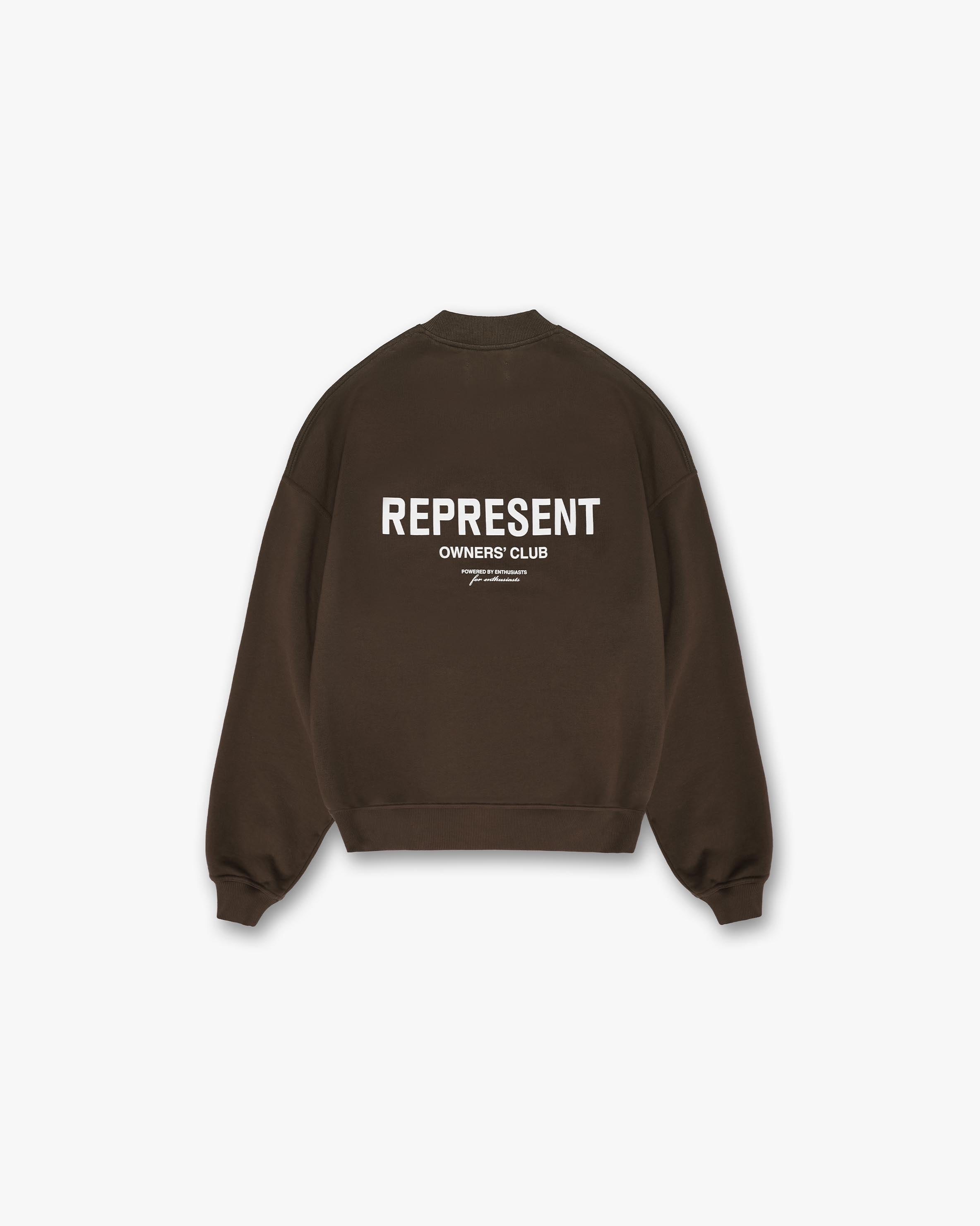 Represent Owners Club Sweater | Brown Sweaters Owners Club | Represent Clo