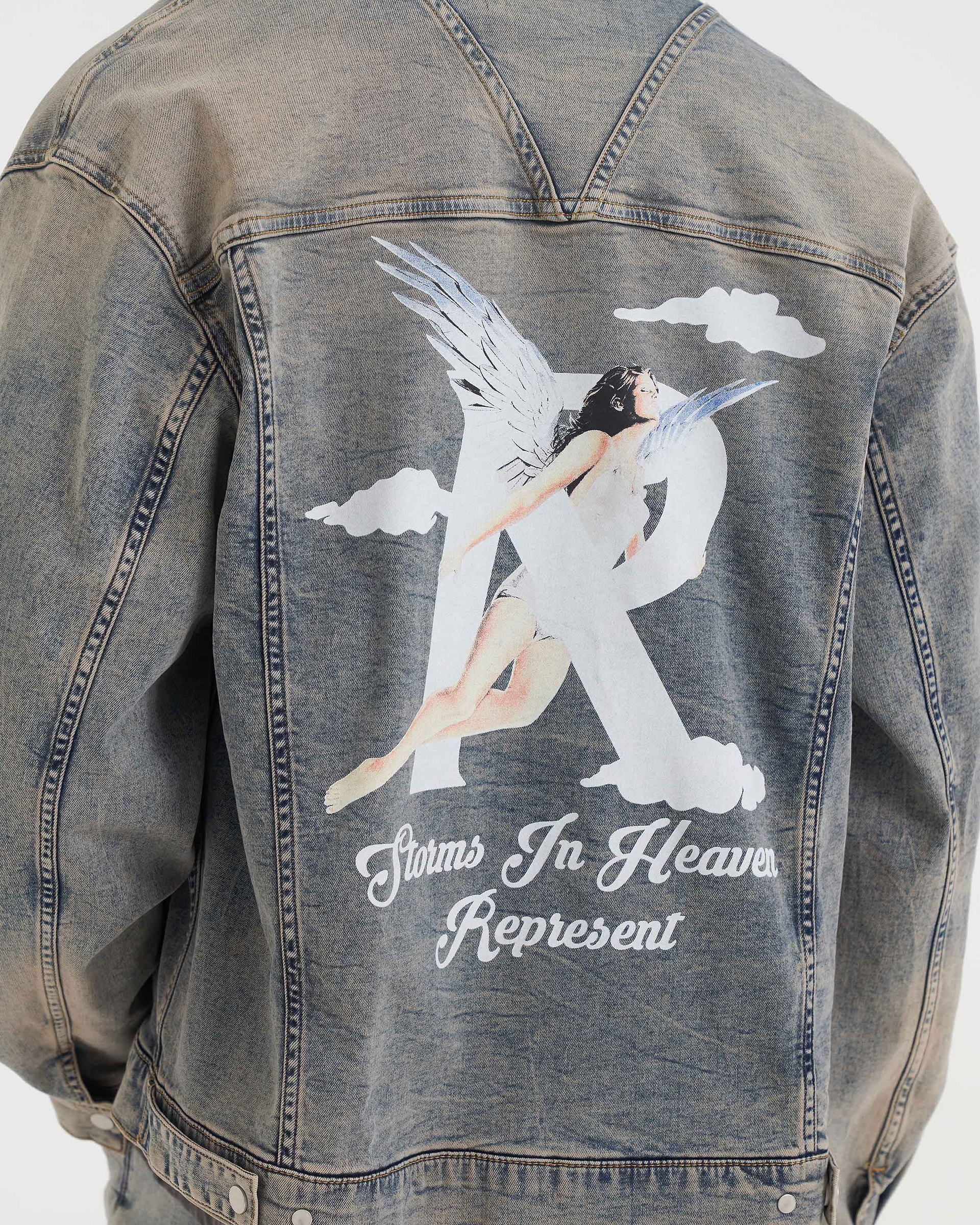 Storms in Heaven Jacket - Blue Cream