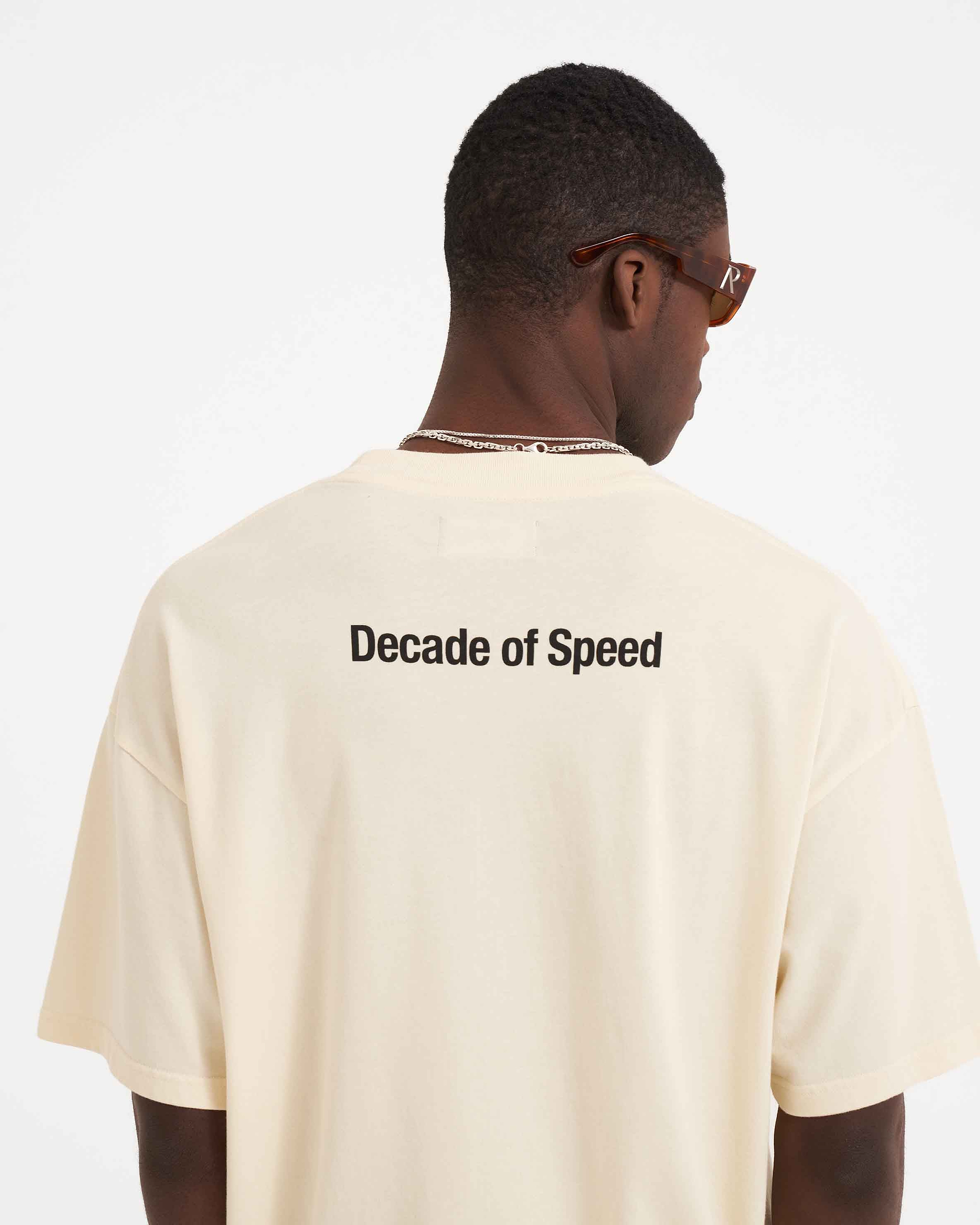 Decade Of Speed T-Shirt - Cream
