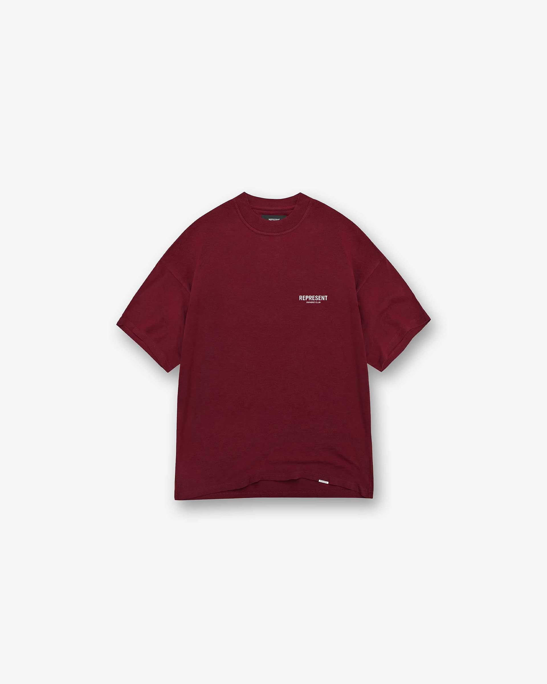 Represent Owners Club T-Shirt | Maroon T-Shirts Owners Club | Represent Clo