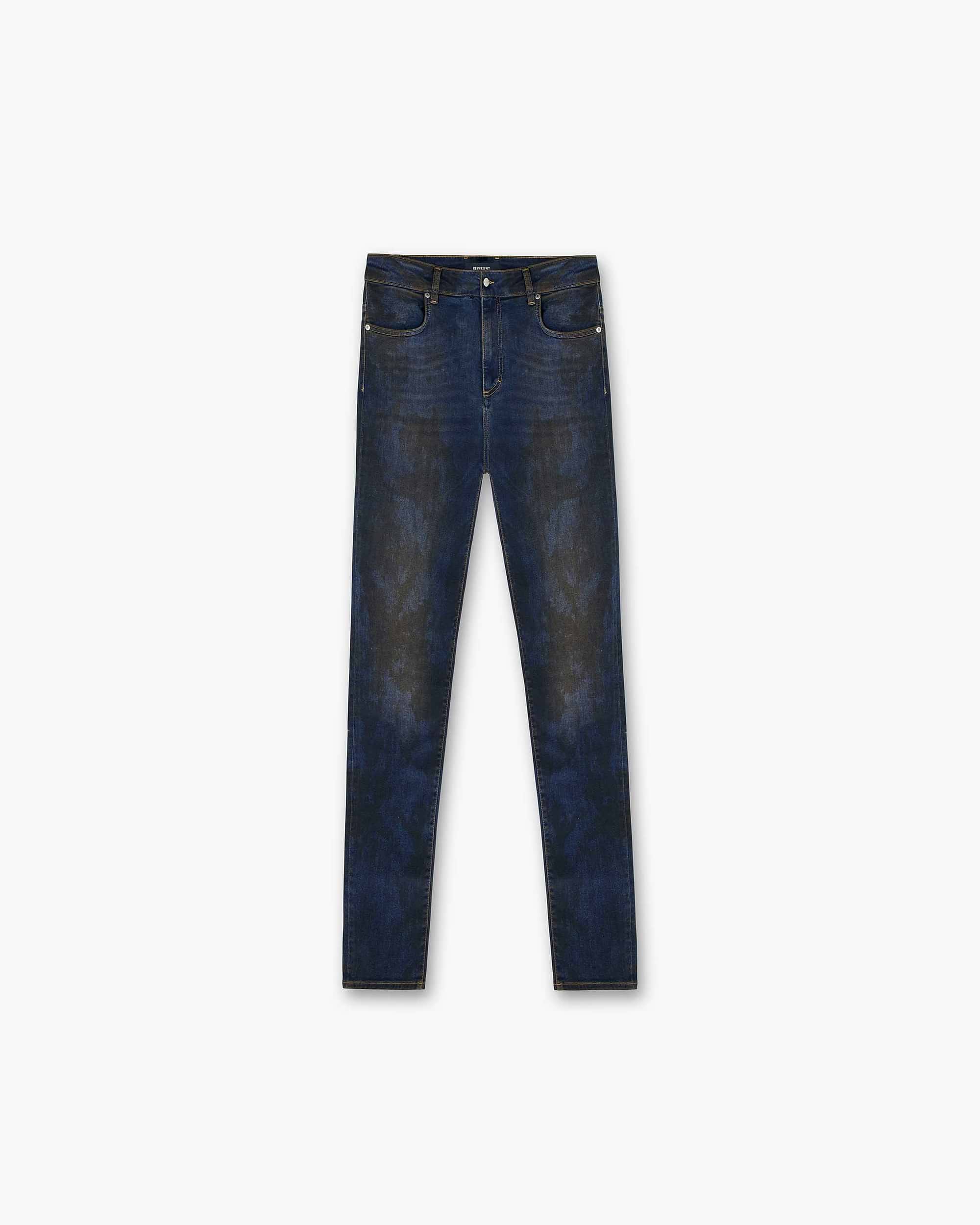 Slim Fit Blue Jeans | Vintage Wash | Represent Clo