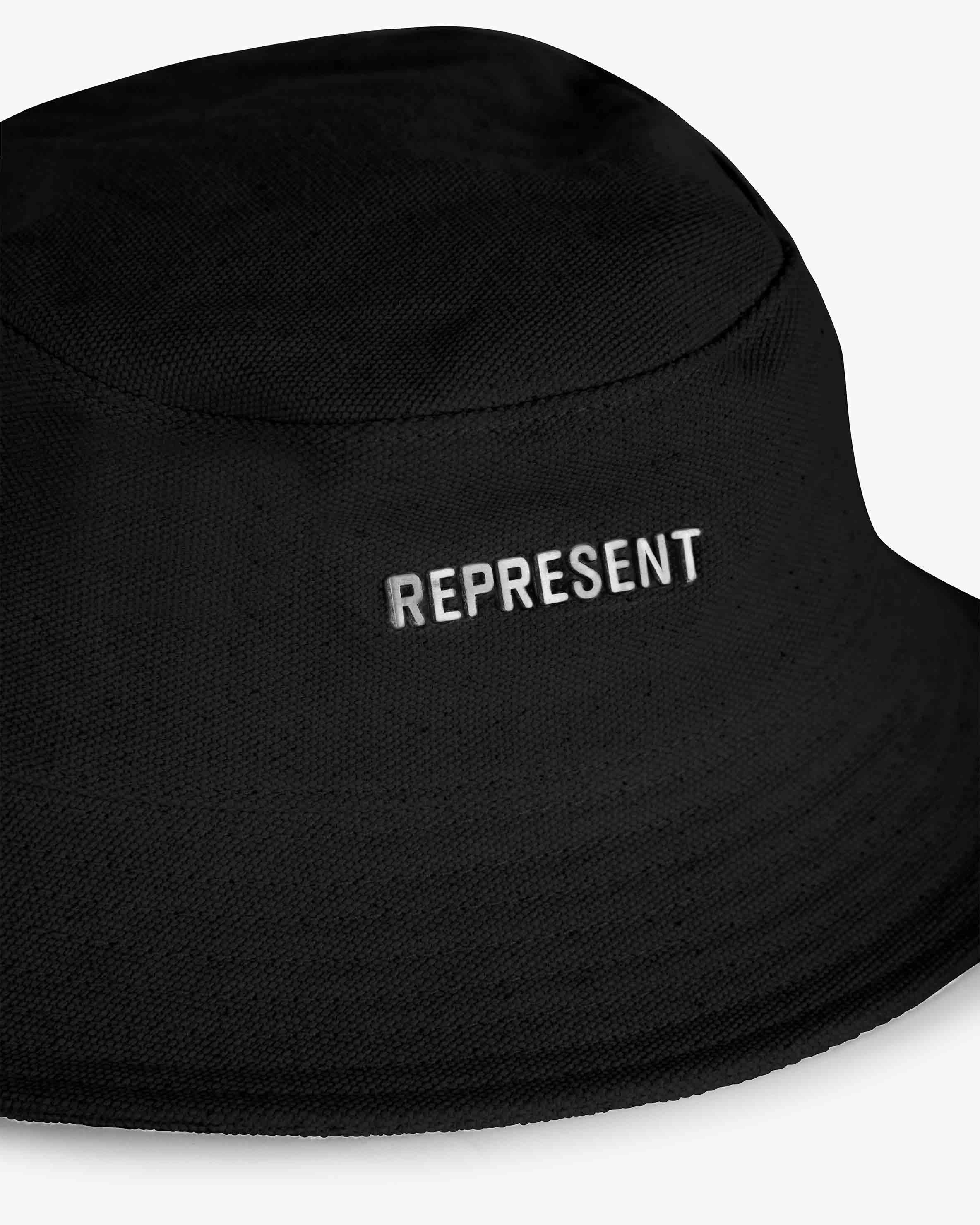 Bucket Hat | Black Accessories SC23 | Represent Clo