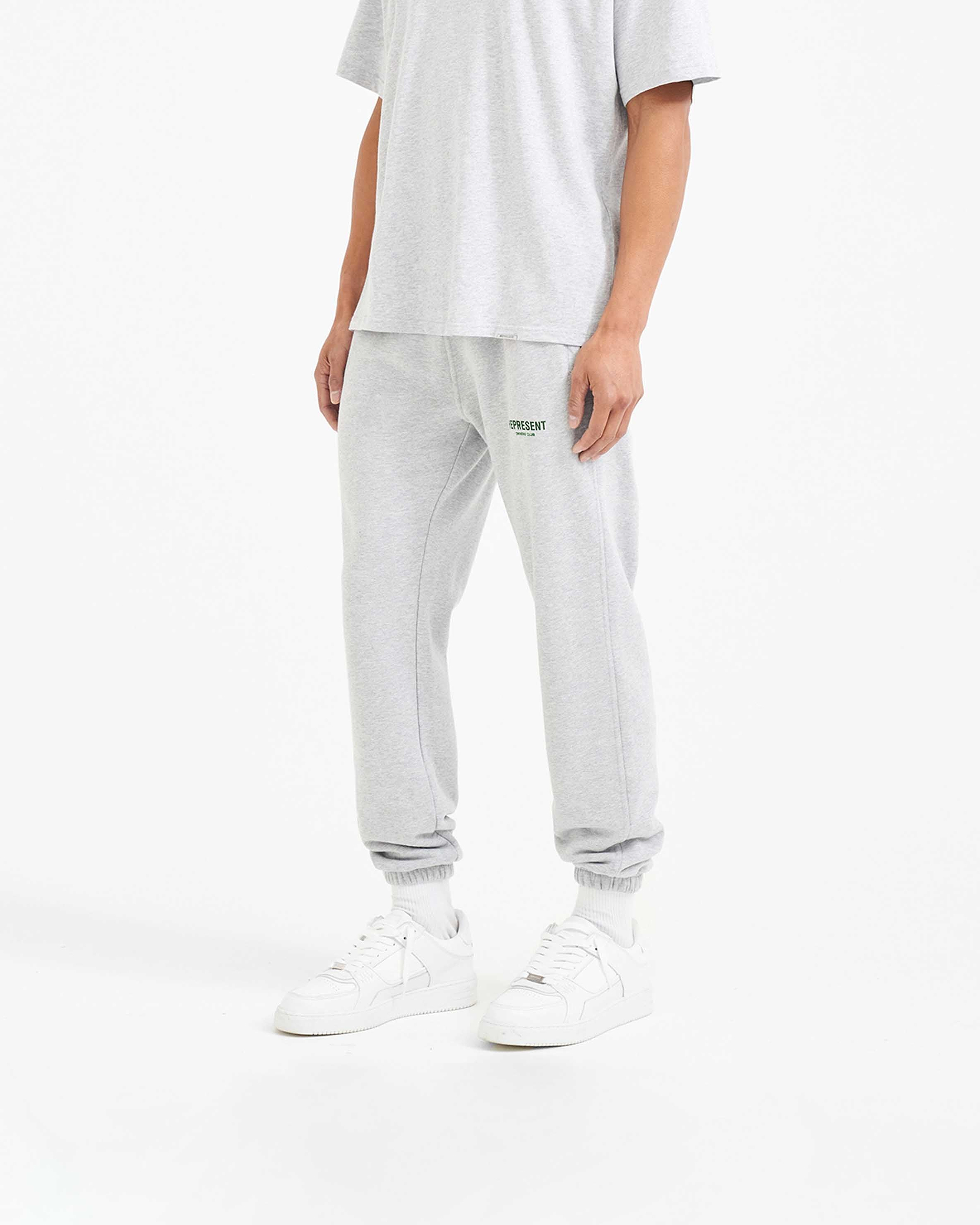 Represent Owners Club Sweatpant - Ash Grey/Racing Green