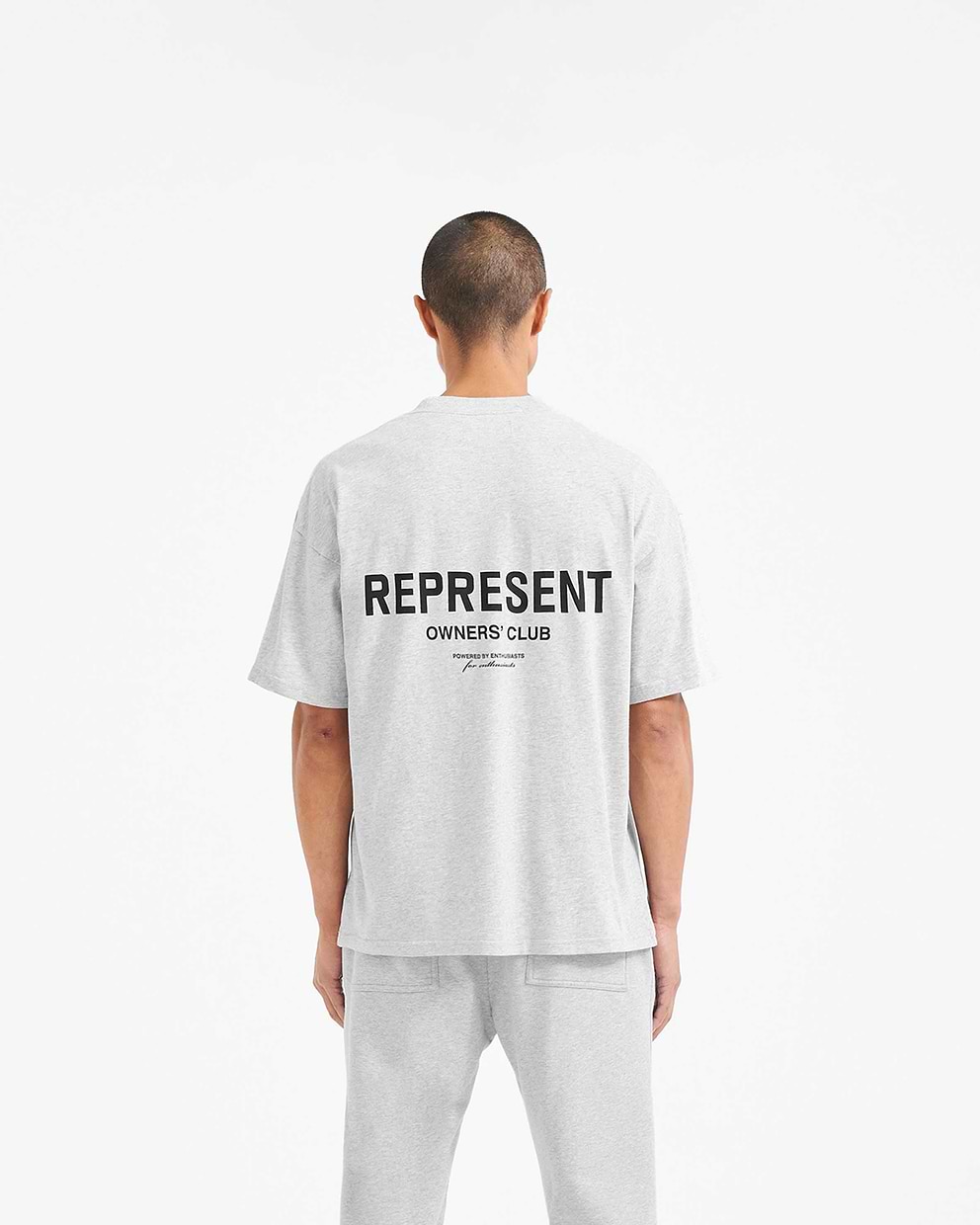 Ash Grey T-Shirt | Owners' Club | REPRESENT CLO