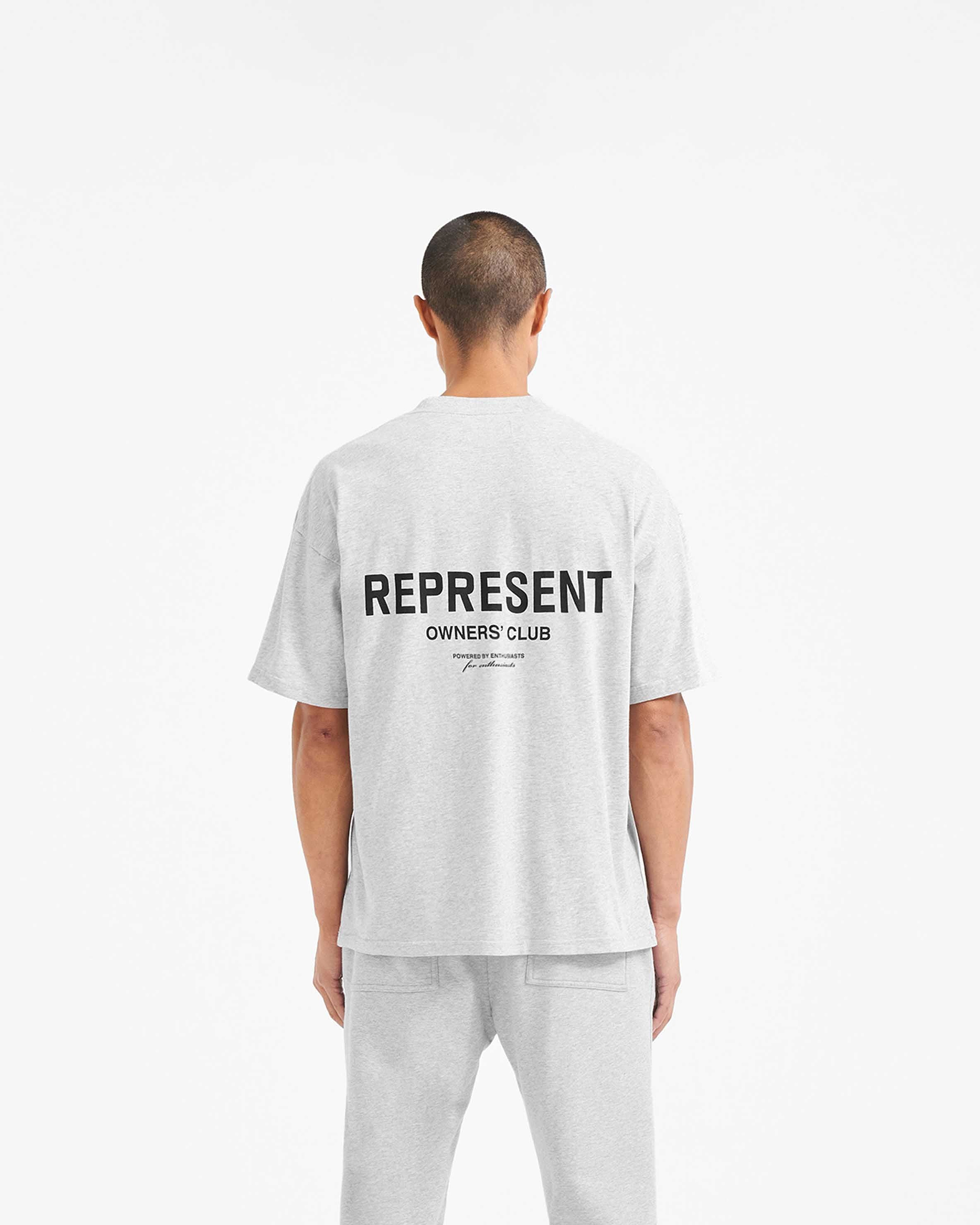 Ash Grey T-Shirt | Owners\' Club | REPRESENT CLO