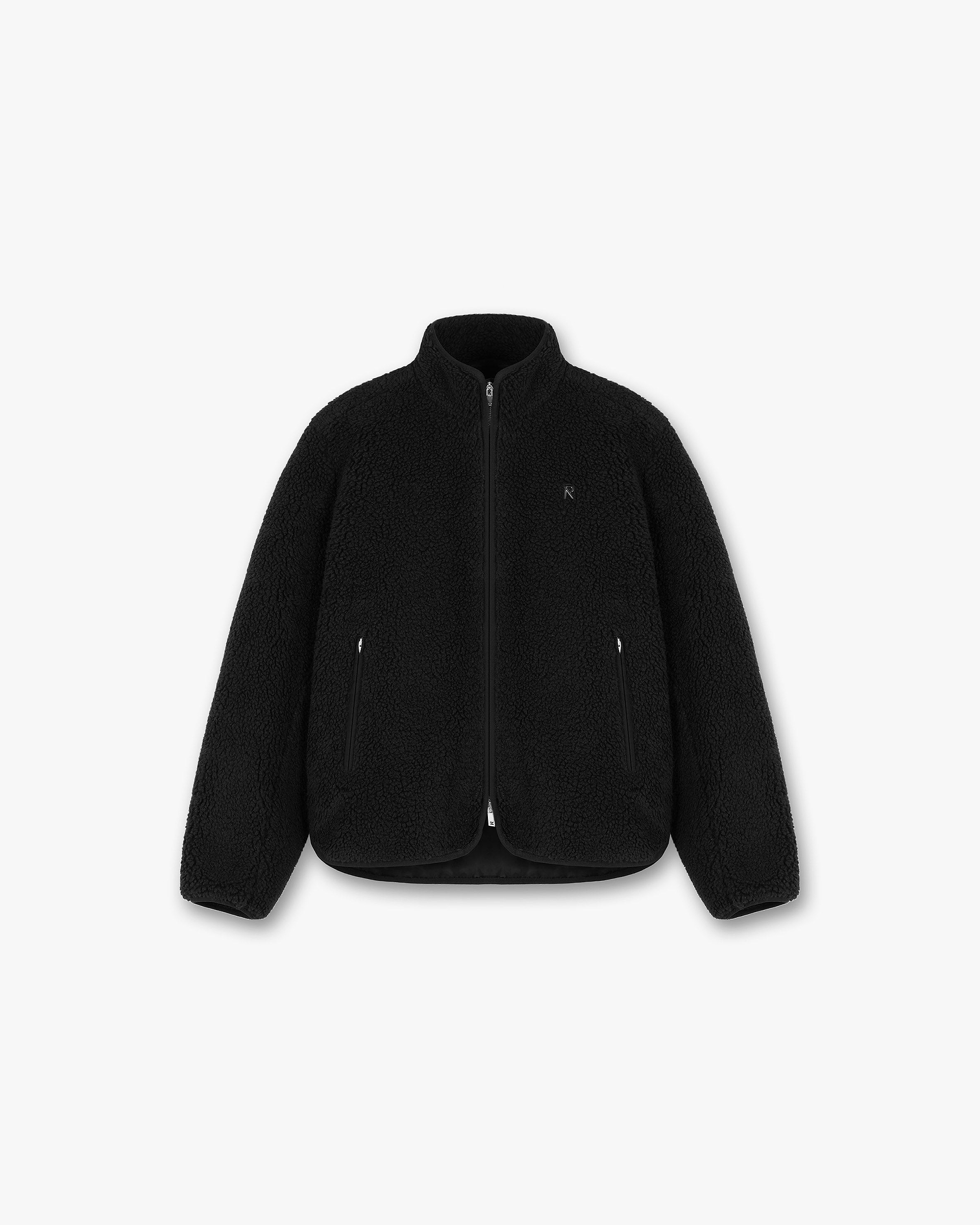 Fleece Zip Through - Black