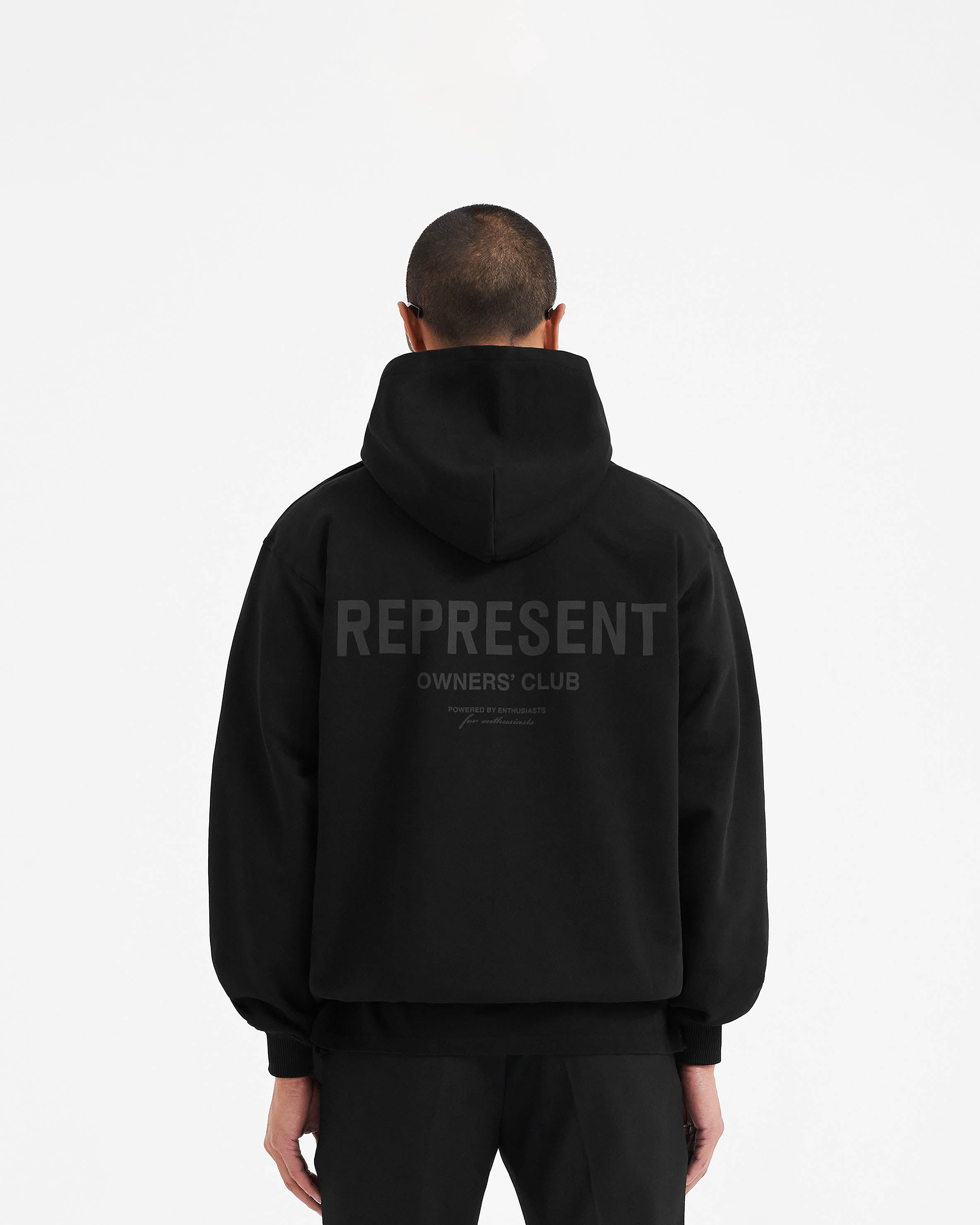Black Reflective Hoodie | Owners' Club | REPRESENT CLO