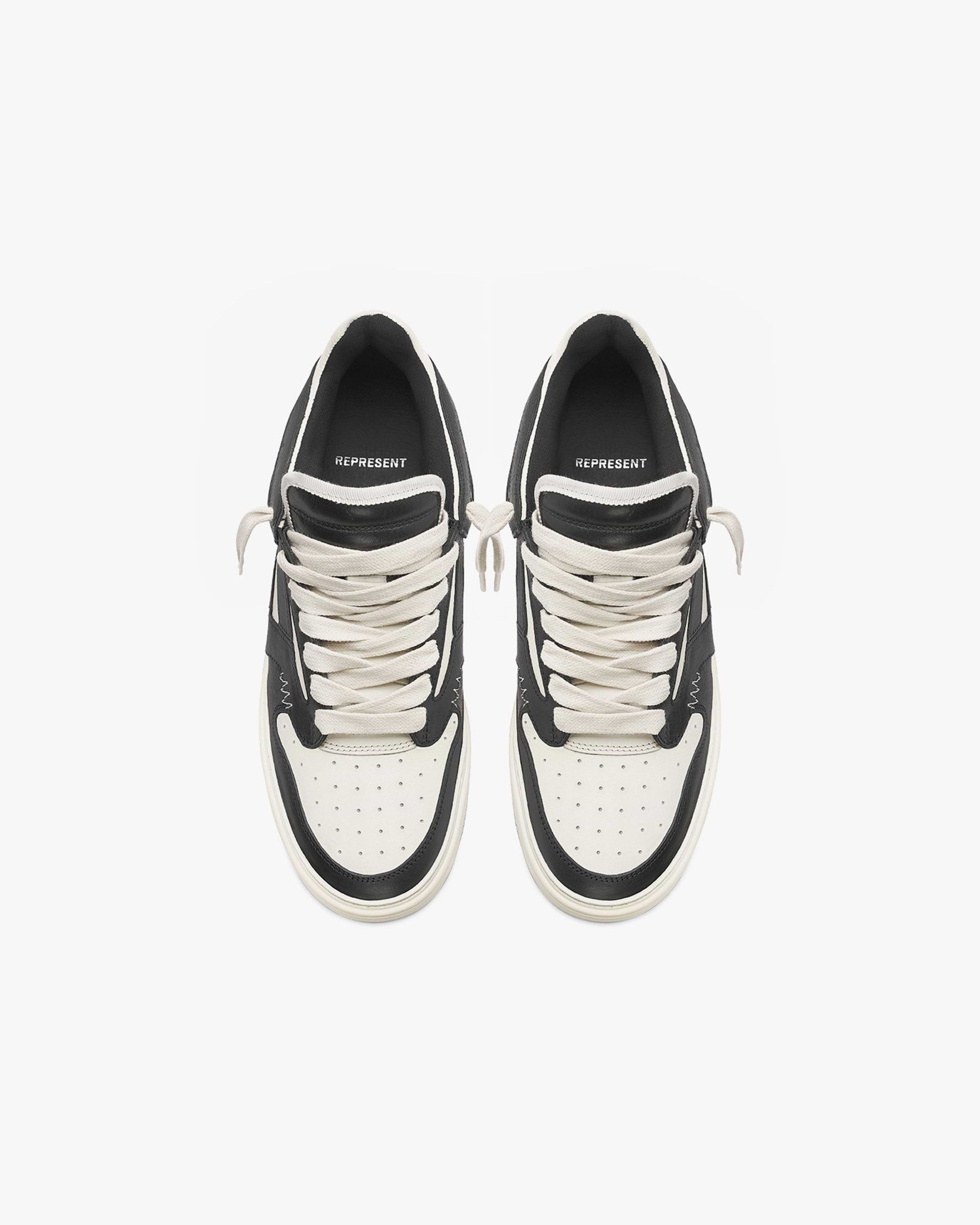 Reptor Low | Black Vintage White Footwear | REPRESENT