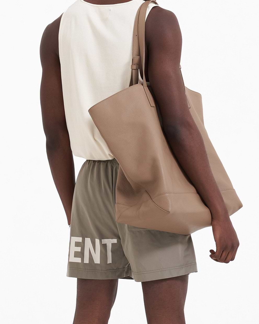 Brown Leather Tote Bag | REPRESENT CLO