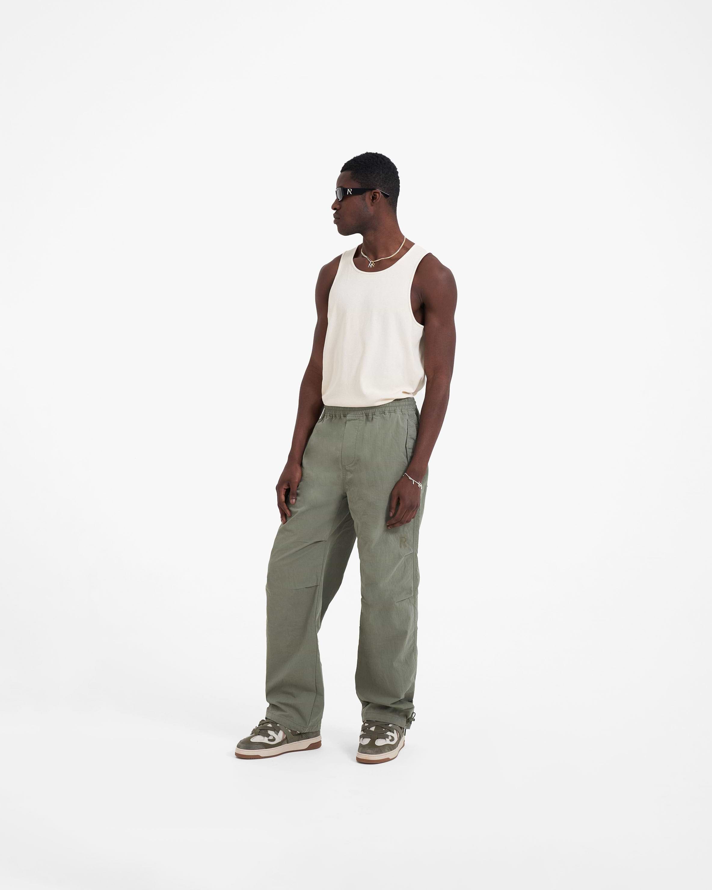 openyy 正規品 ROSE PARACHUTE PANTS KHAKI