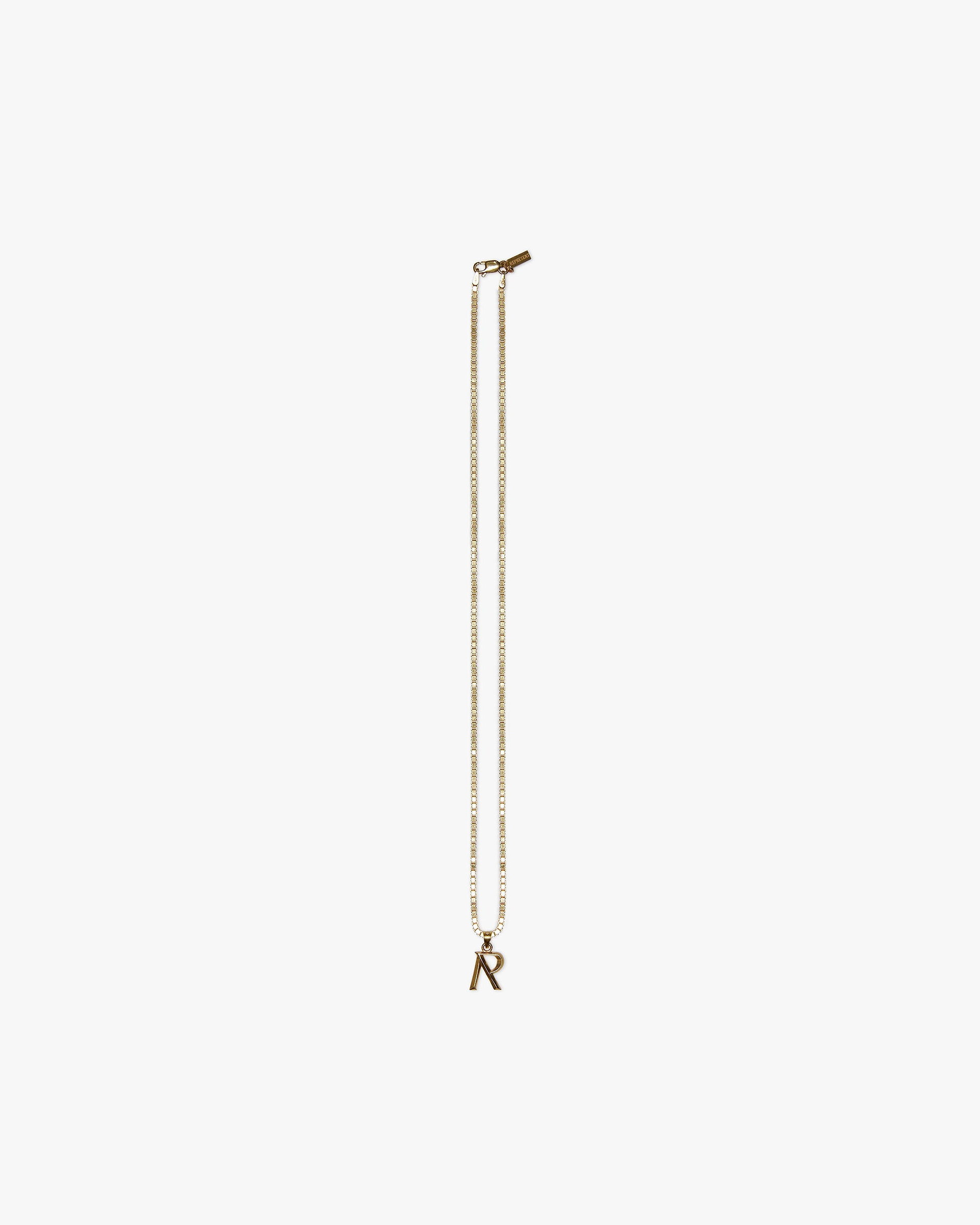 3D Initial Pendant - Gold 