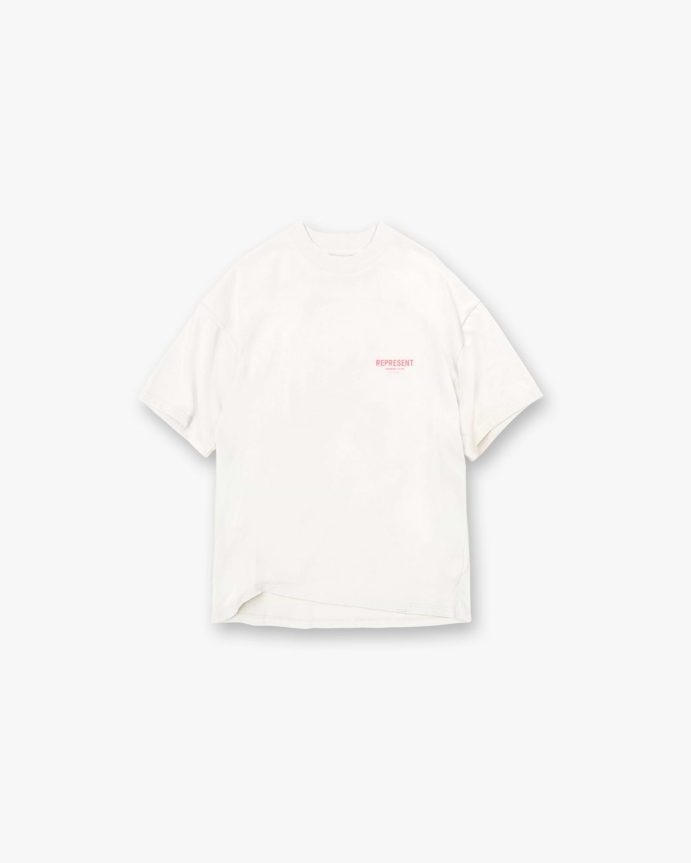 Flat White & Bubblegum T-Shirt | Owners Club | REPRESENT CLO