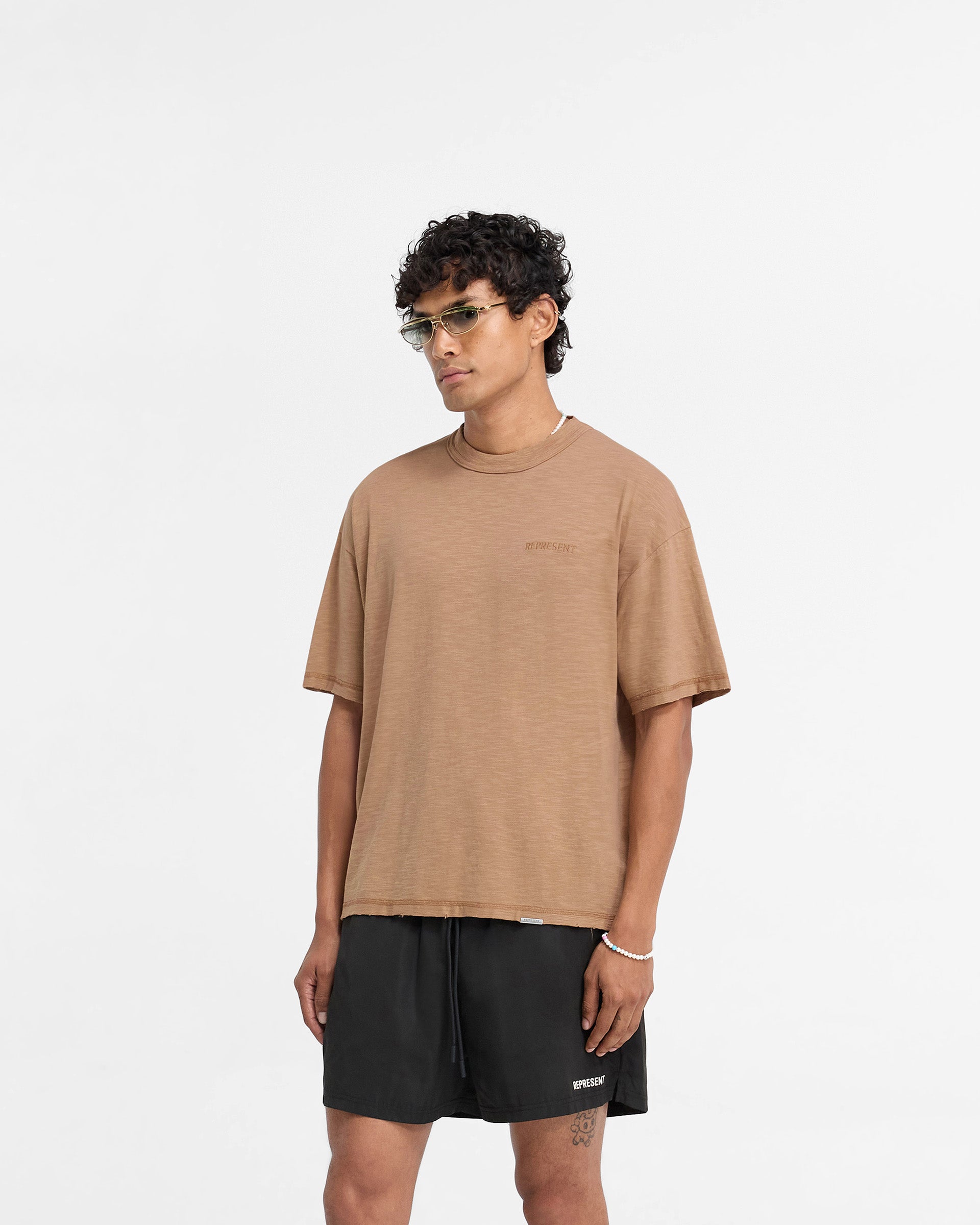 Slub T-Shirt - Walnut