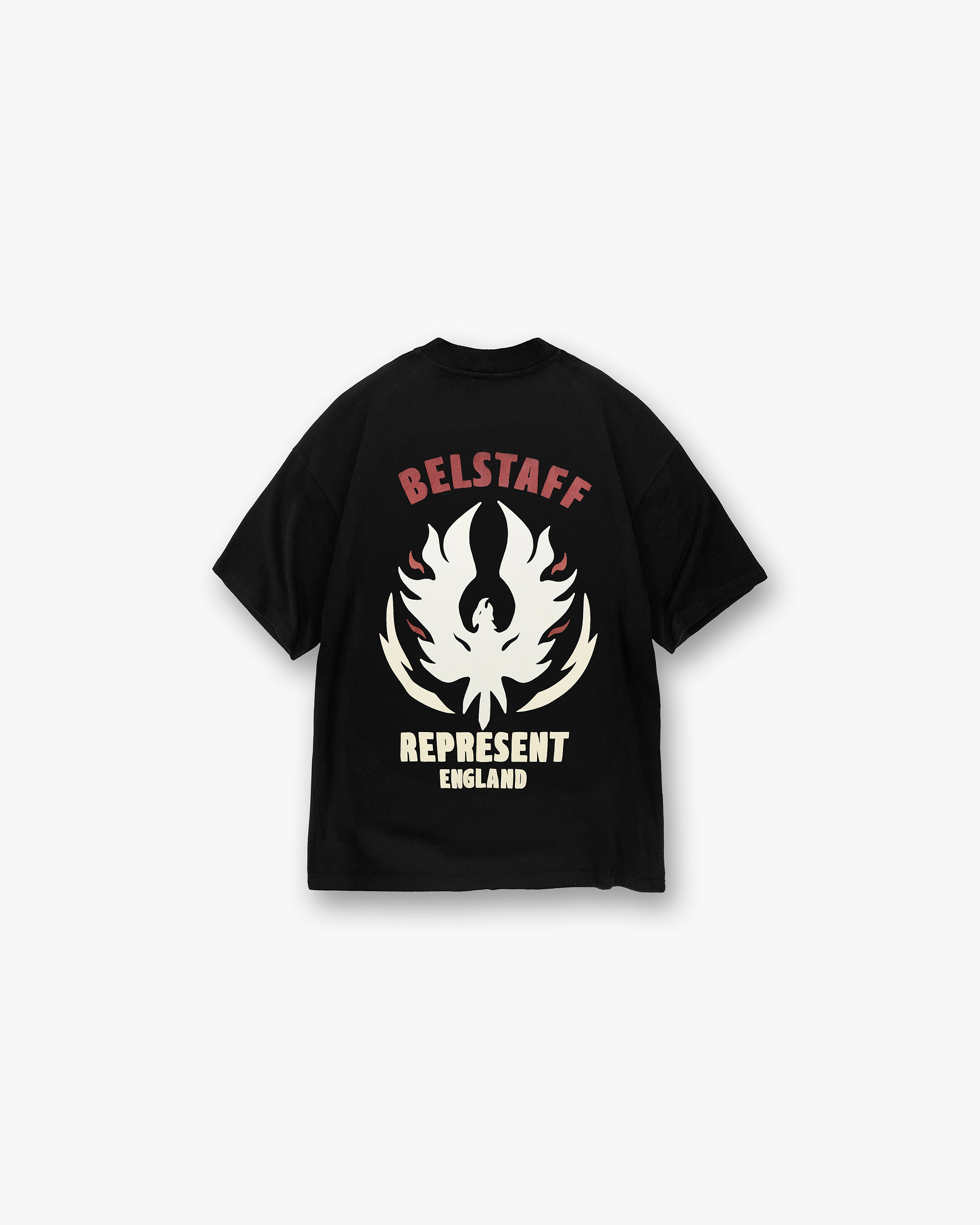Represent X Belstaff Flame Phoenix T-Shirt - Black
