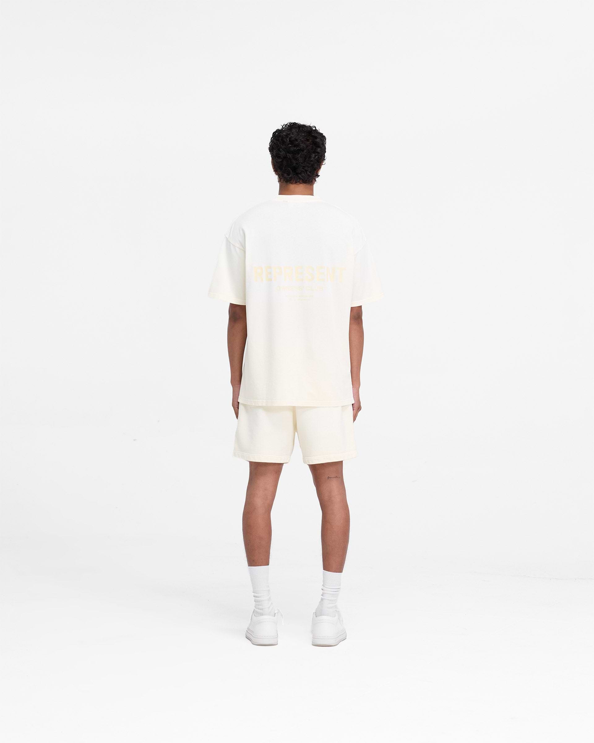 Represent Owners Club Shorts - Buttercream
