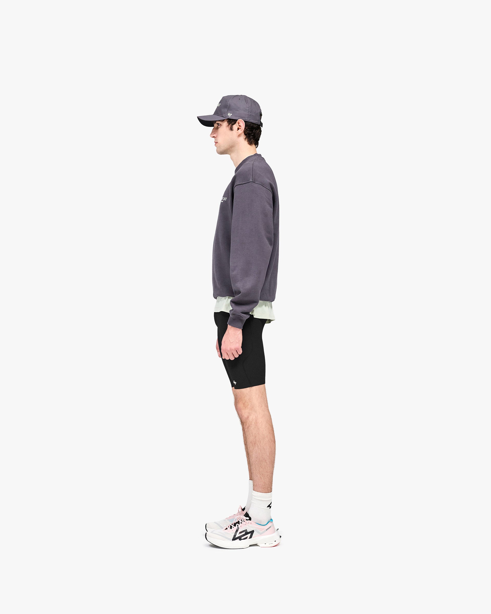 247 Team Oversized Sweater - Graphene