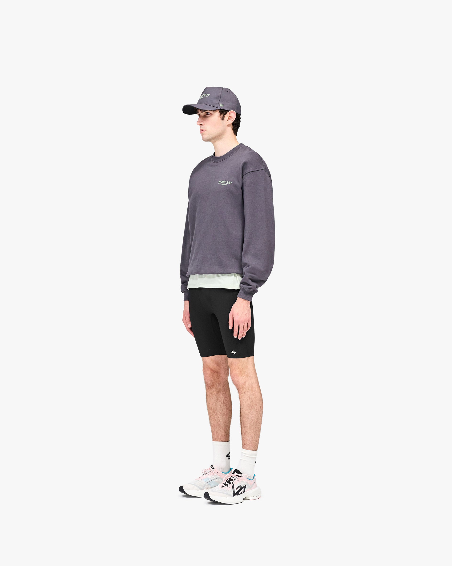 247 Team Oversized Sweater - Graphene