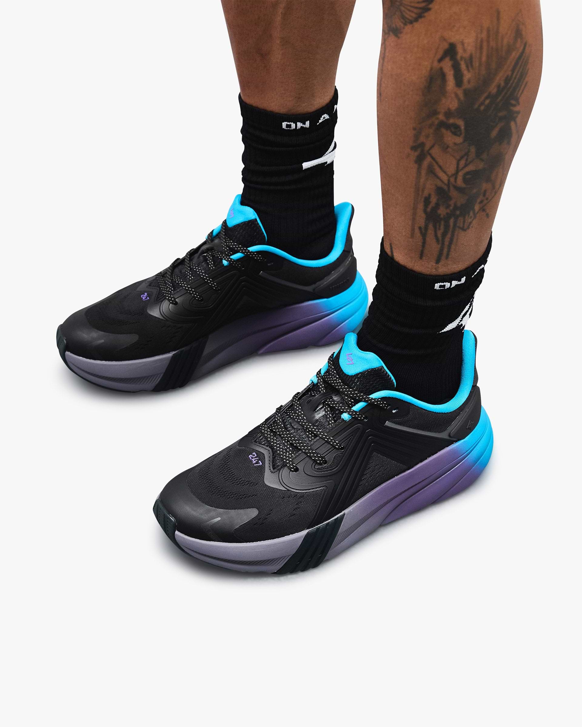 Black Purple Fade 247 Arc-1 | 247 Running Shoes | REPRESENT
